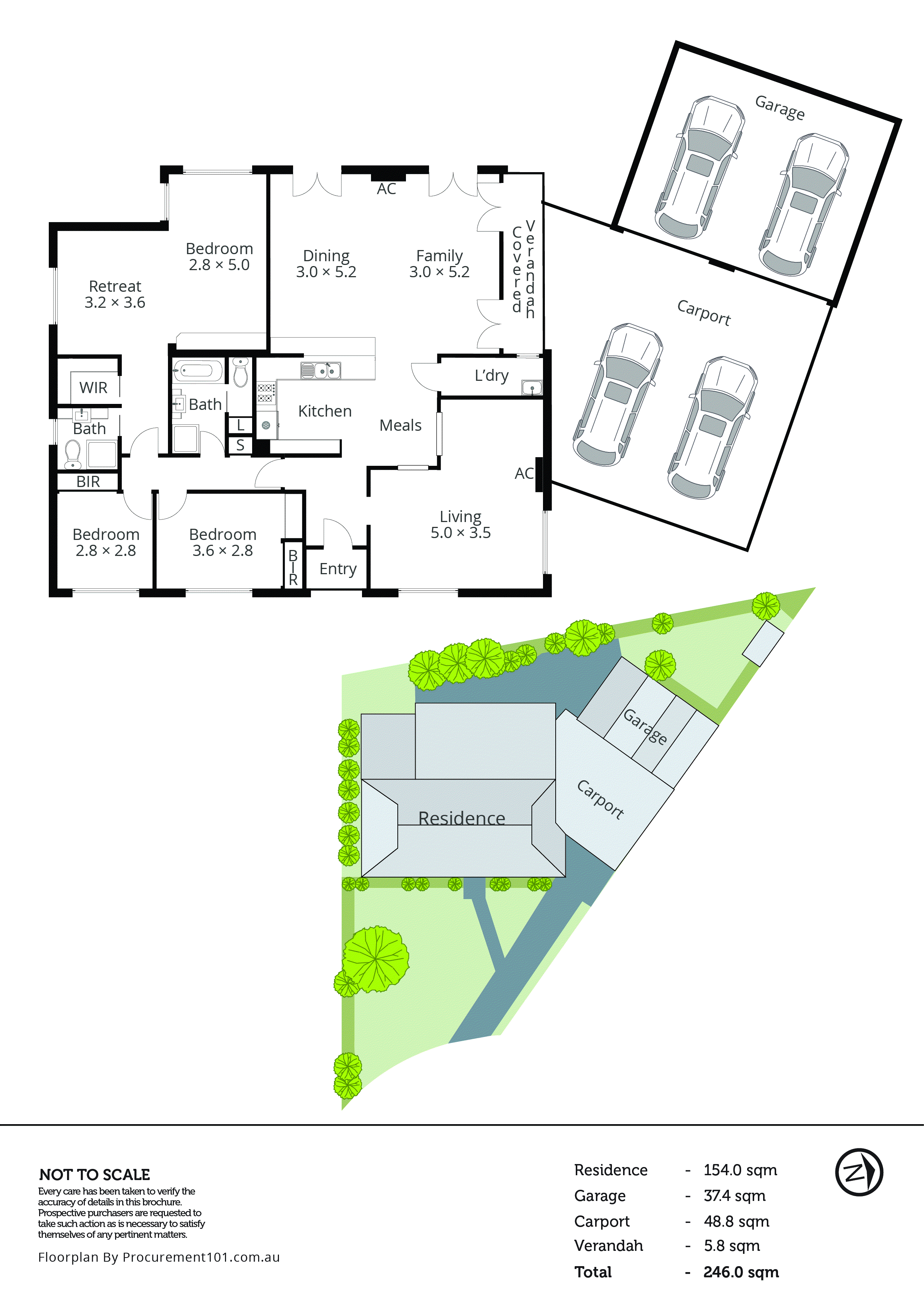 8 Ryecroft Court, Noble Park North VIC 3174 - Floorplan