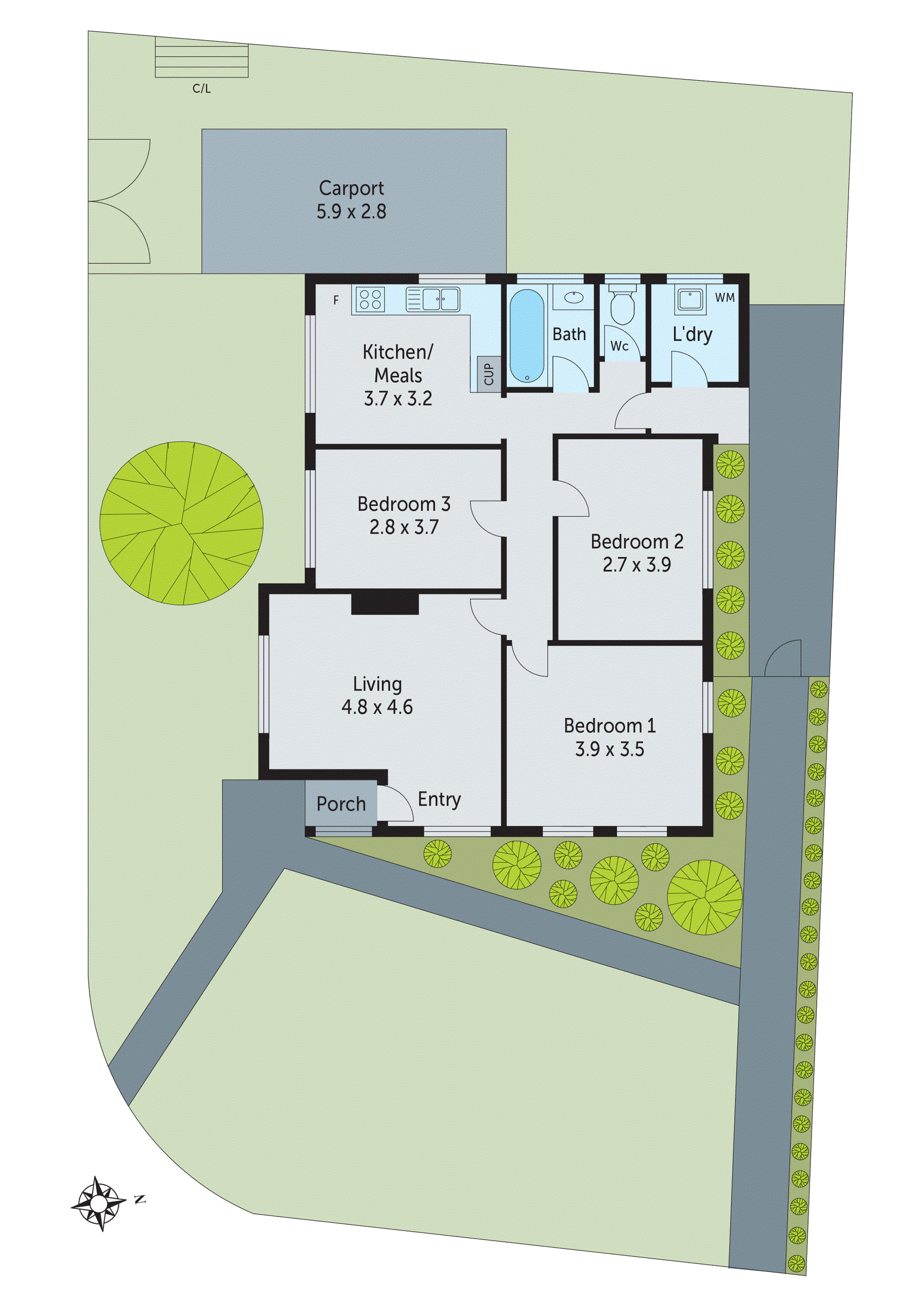 8 Salvia Street, Norlane VIC 3214 - Floorplan