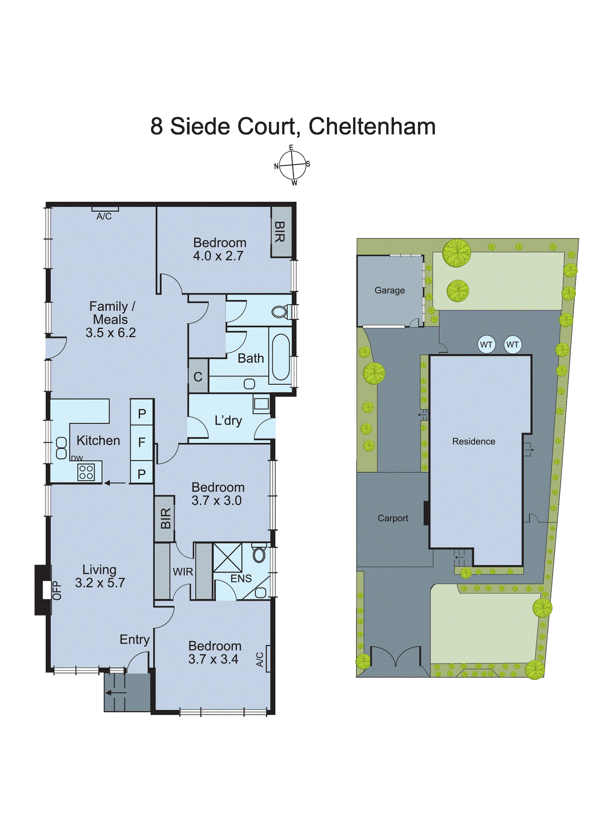 8 Siede Court, Cheltenham VIC 3192 - Floorplan