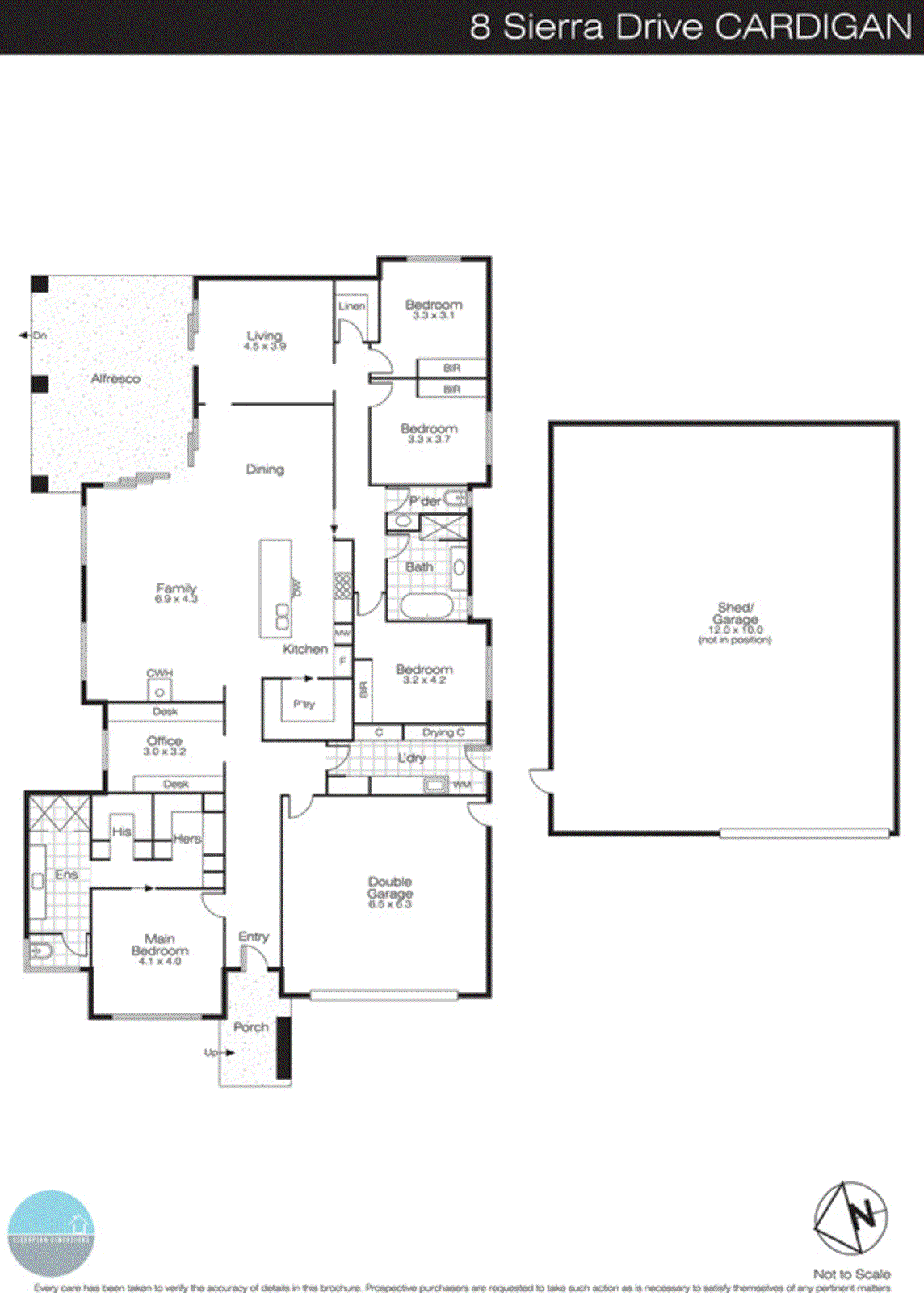 8 Sierra Drive, Cardigan VIC 3352 - Floorplan