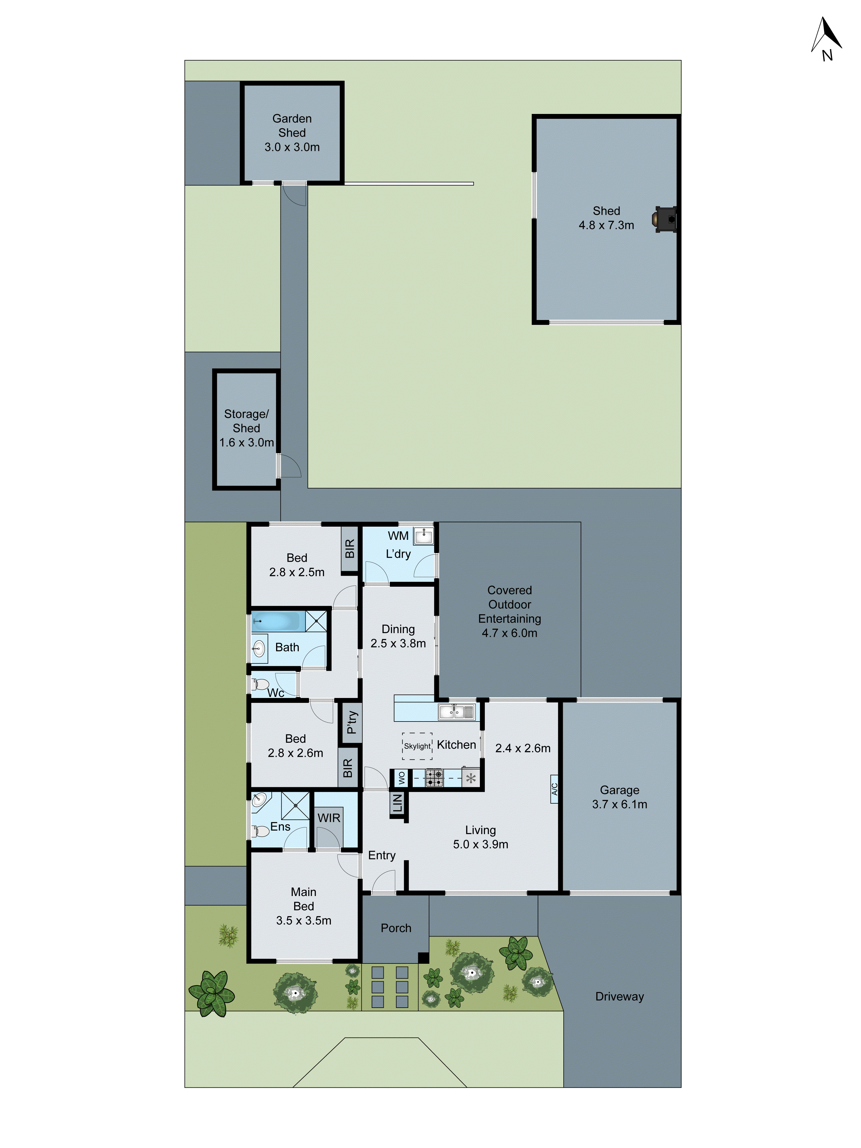 8 Sirius Court, St Albans Park VIC 3219 - Floorplan