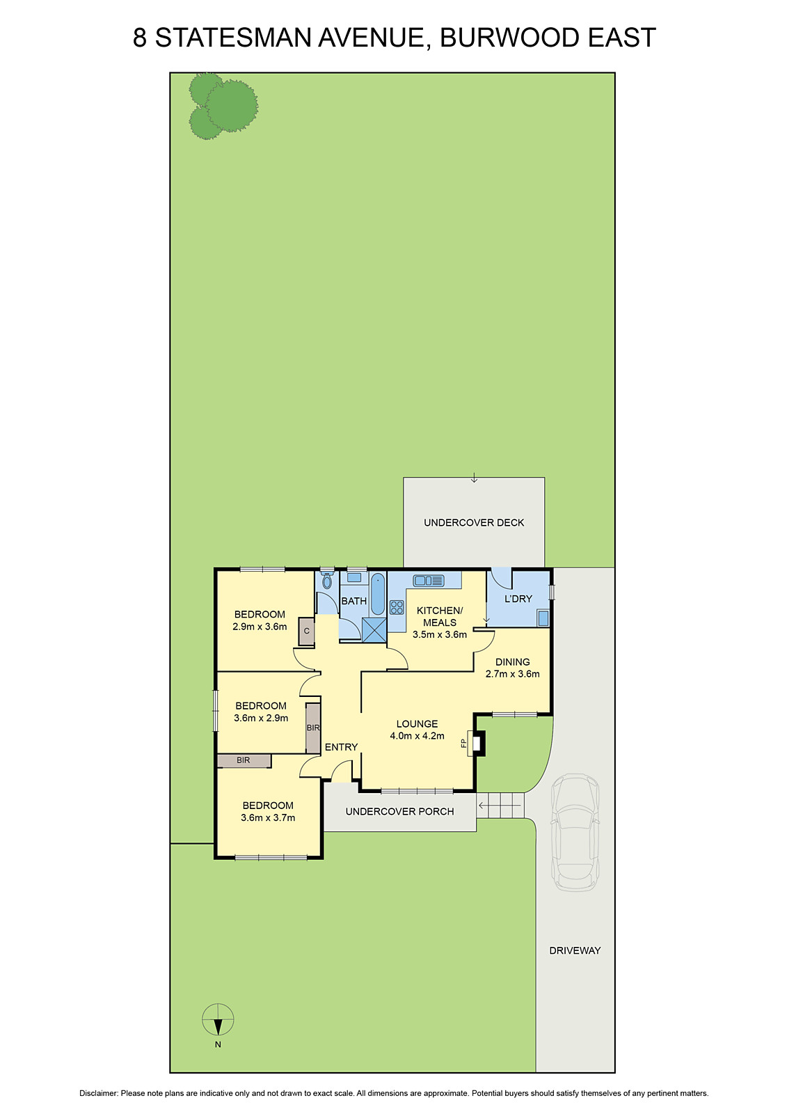 8 Statesman Avenue, Burwood East VIC 3151 - Floorplan