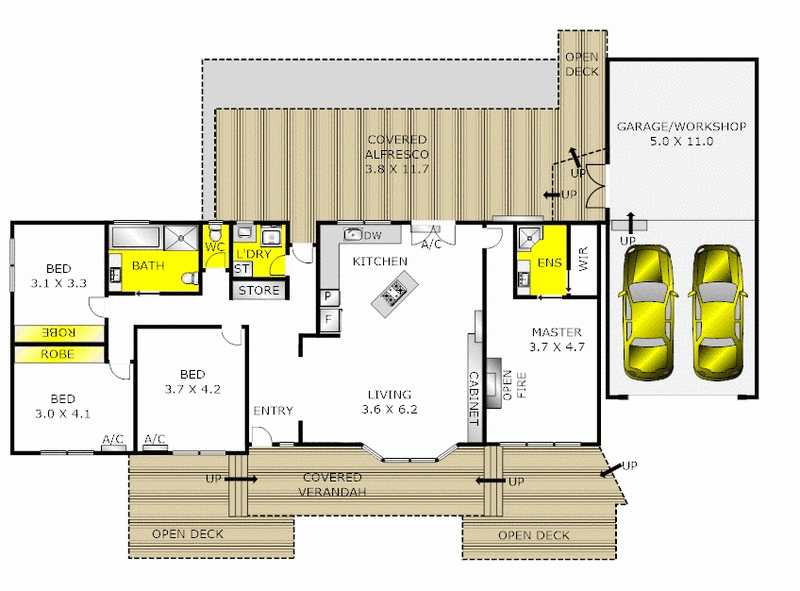 8 Torulosa Court, Highton VIC 3216 - Floorplan