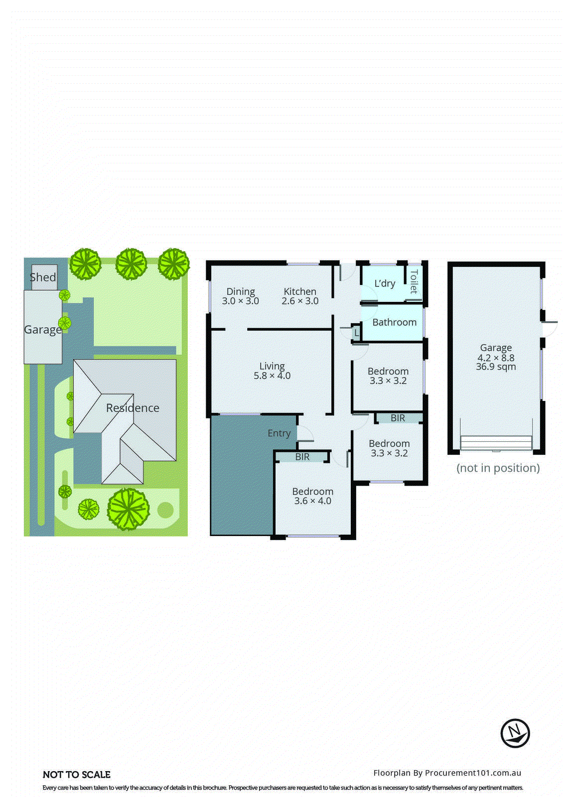 8 Treeby Court, Springvale South VIC 3172 - Floorplan