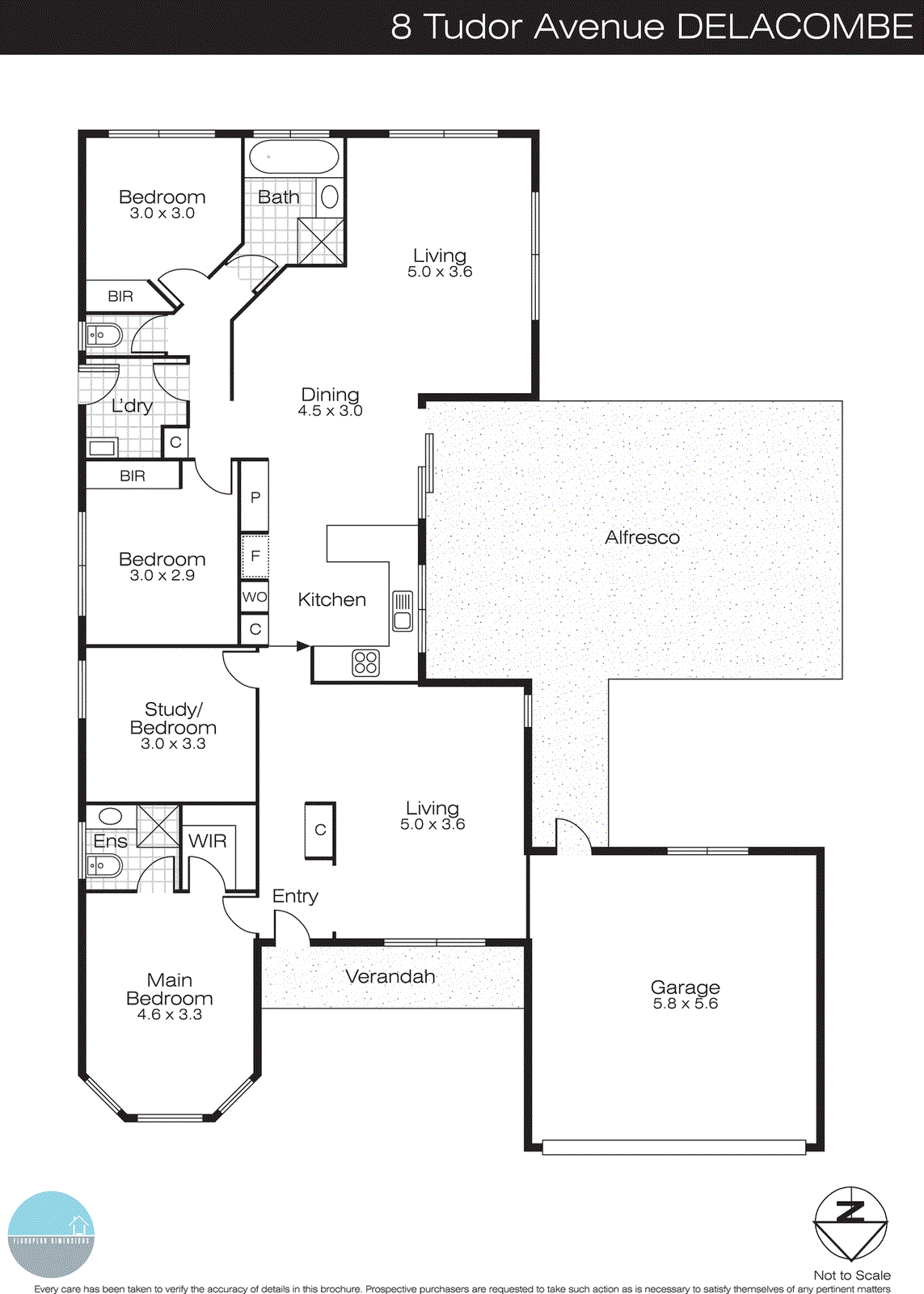 8 Tudor Avenue, Delacombe VIC 3356 - Floorplan