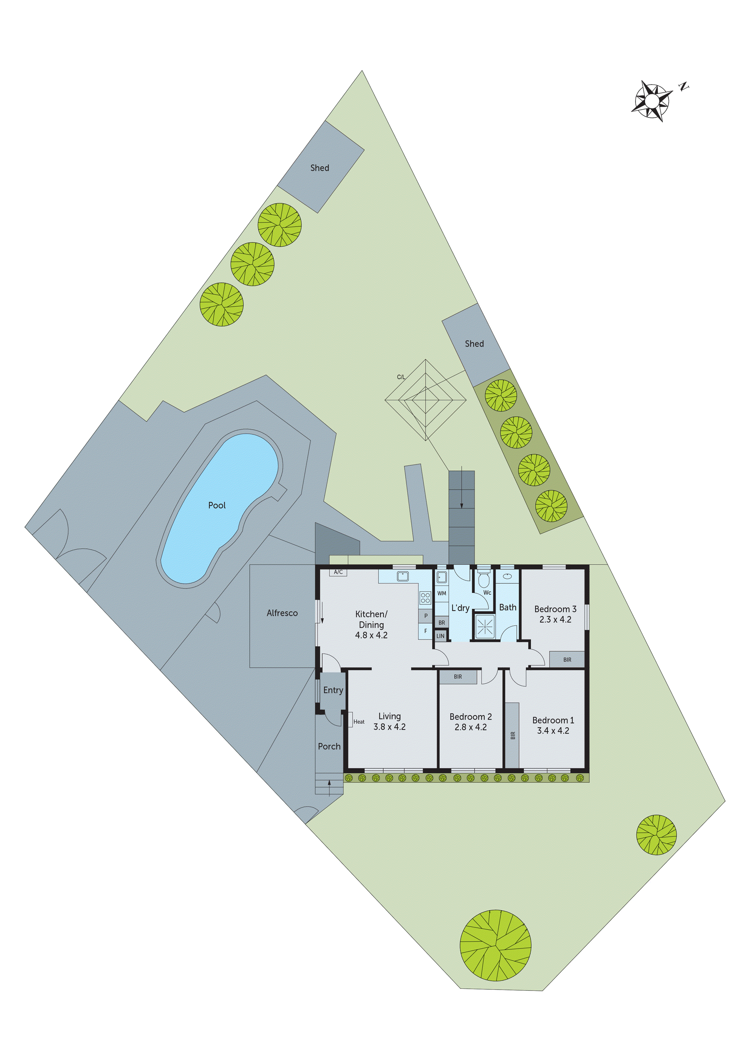 8 Vermont Avenue, Corio VIC 3214 - Floorplan