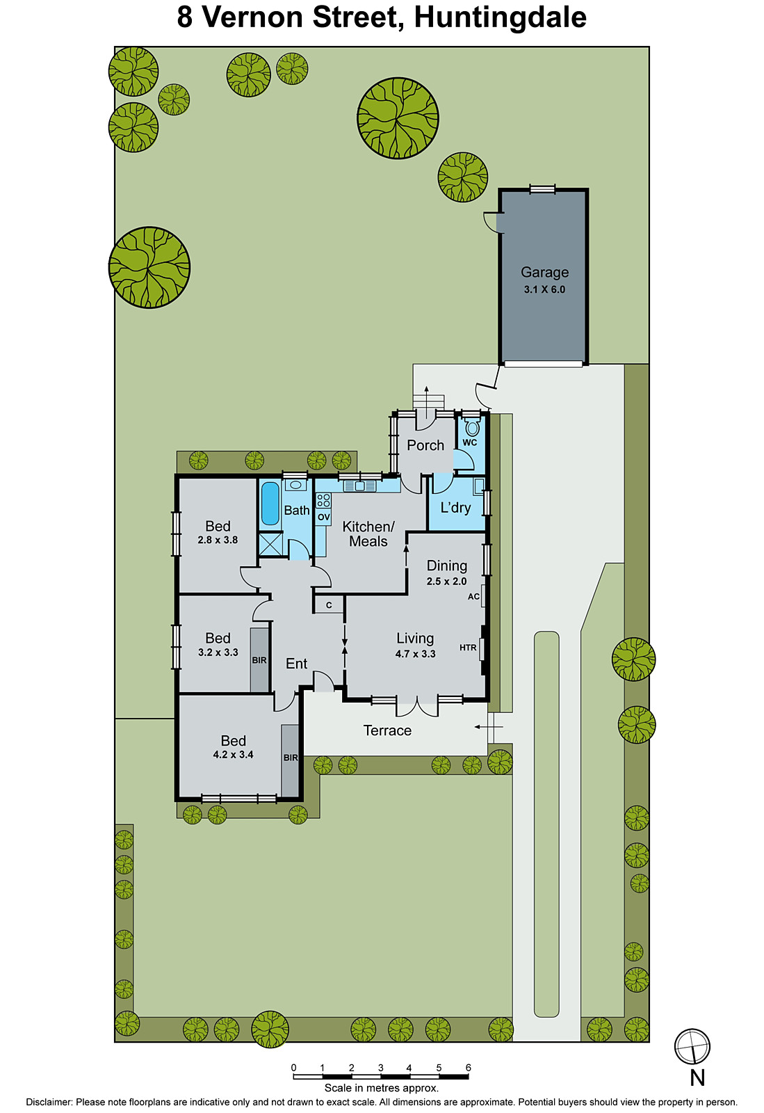 8 Vernon Street, Huntingdale VIC 3166 - Floorplan