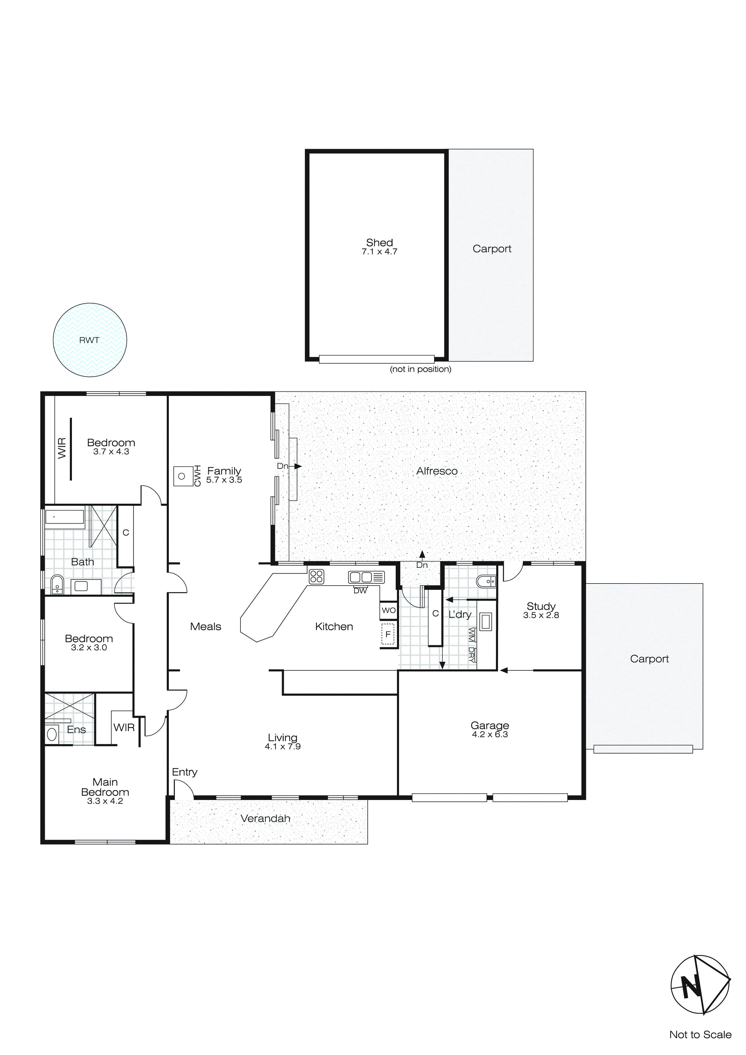 8 Vincent Court, Delacombe VIC 3356 - Floorplan