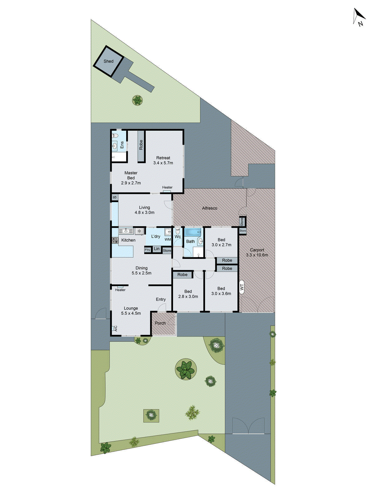 8 Vostok Court, Whittington VIC 3219 - Floorplan