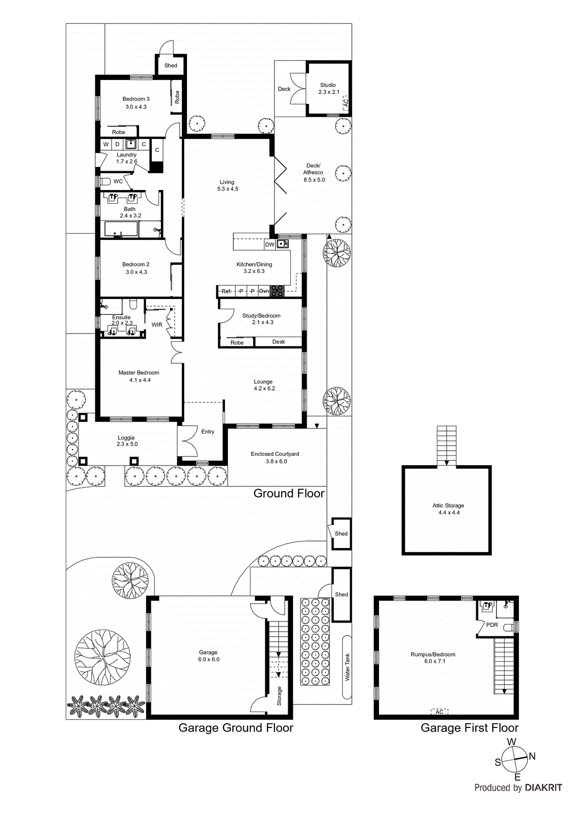 8 Woolcock Close, Burwood VIC 3125 - Floorplan