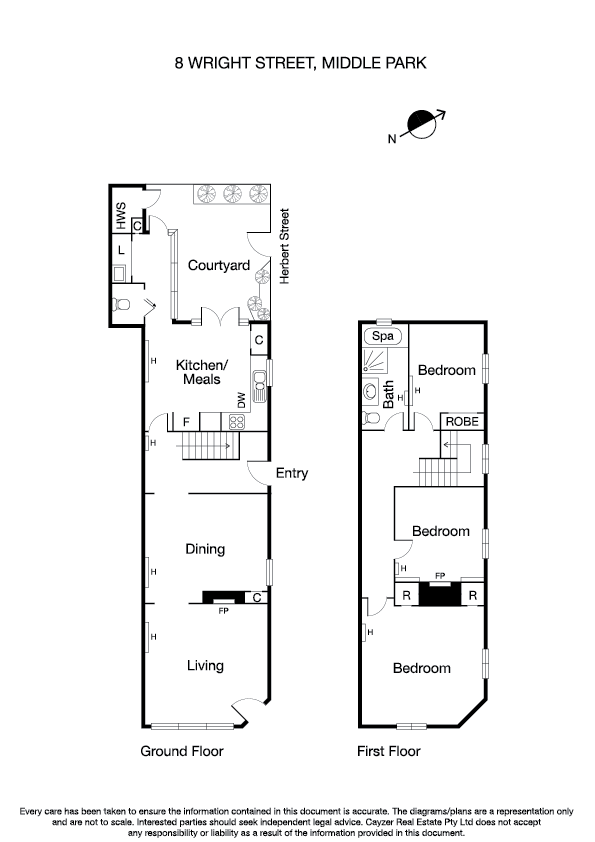 8 Wright Street, MIDDLE PARK VIC 3206 - Floorplan