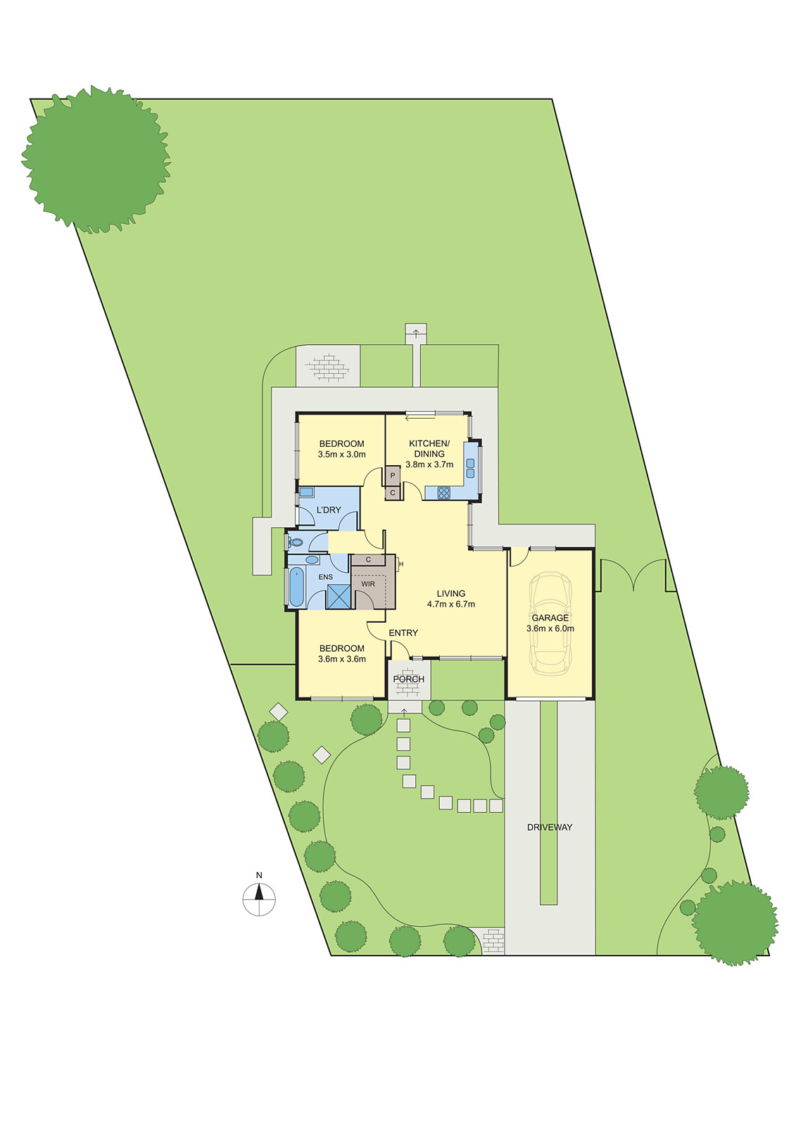 8 Yongala Court, Grovedale VIC 3216 - Floorplan