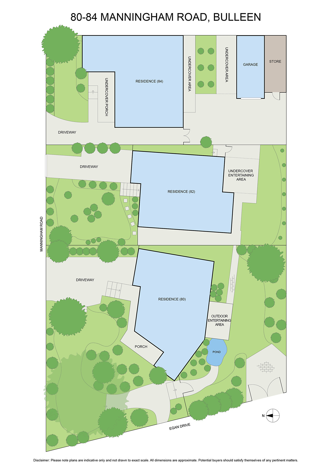 80, 82 & 84 Manningham Road, Bulleen VIC 3105 - Floorplan