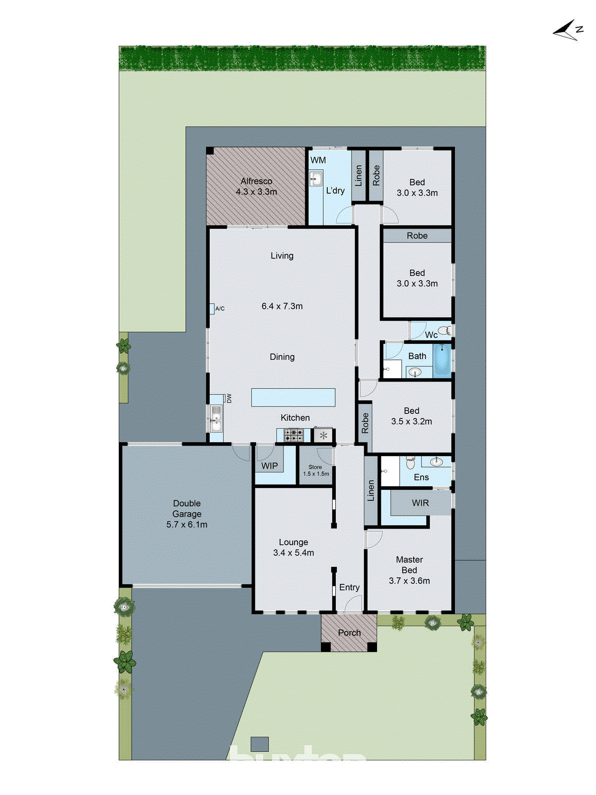 80 Anstead Avenue, Curlewis VIC 3222 - Floorplan