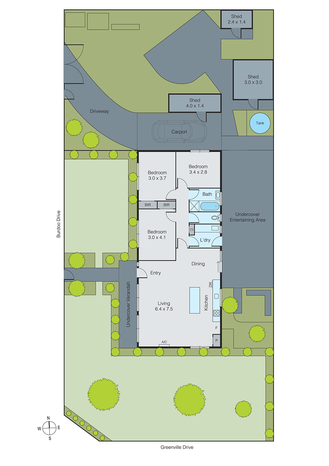 80 Greenville Drive, Grovedale VIC 3216 - Floorplan