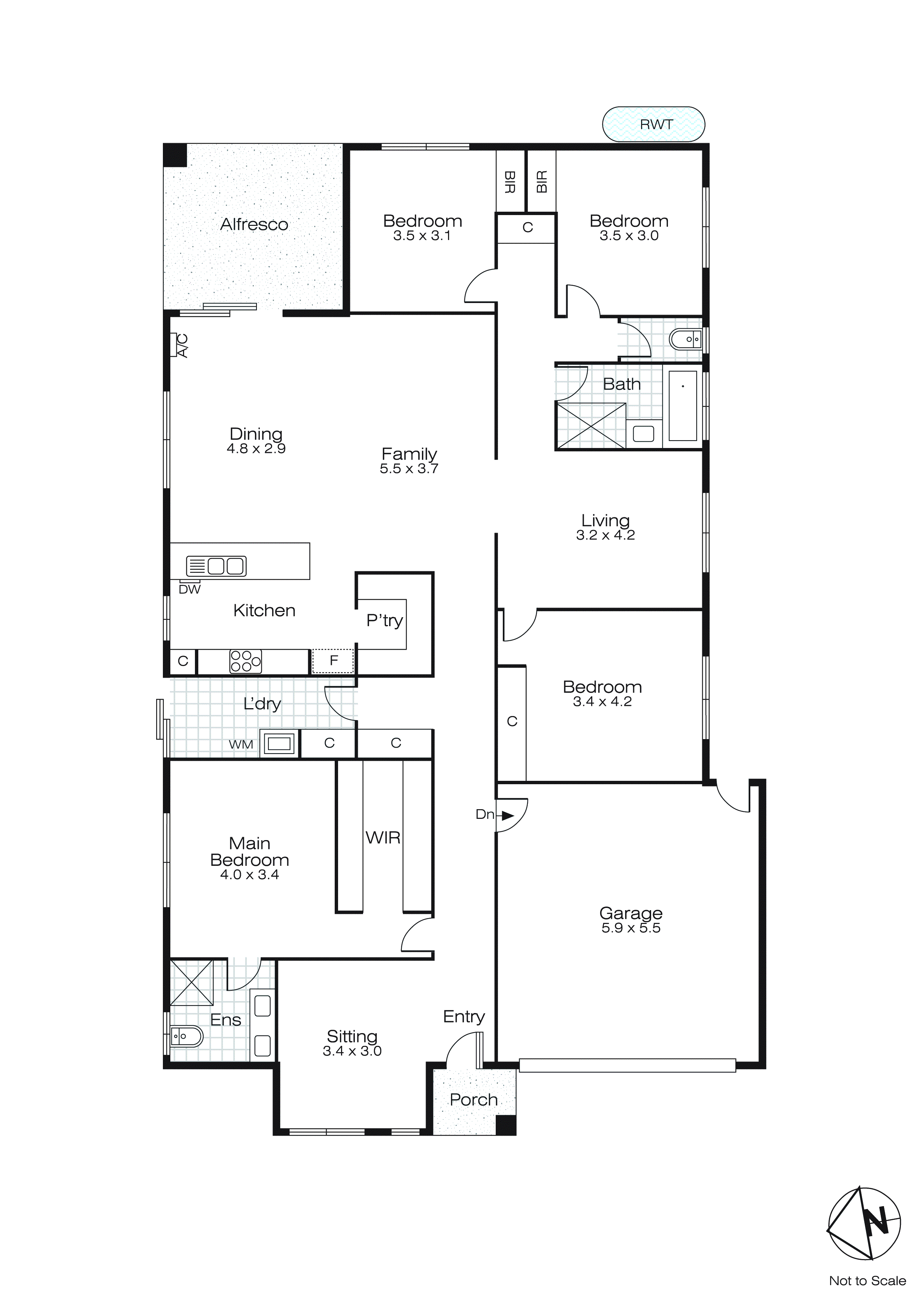 80 Lugano Avenue, Alfredton VIC 3350 - Floorplan