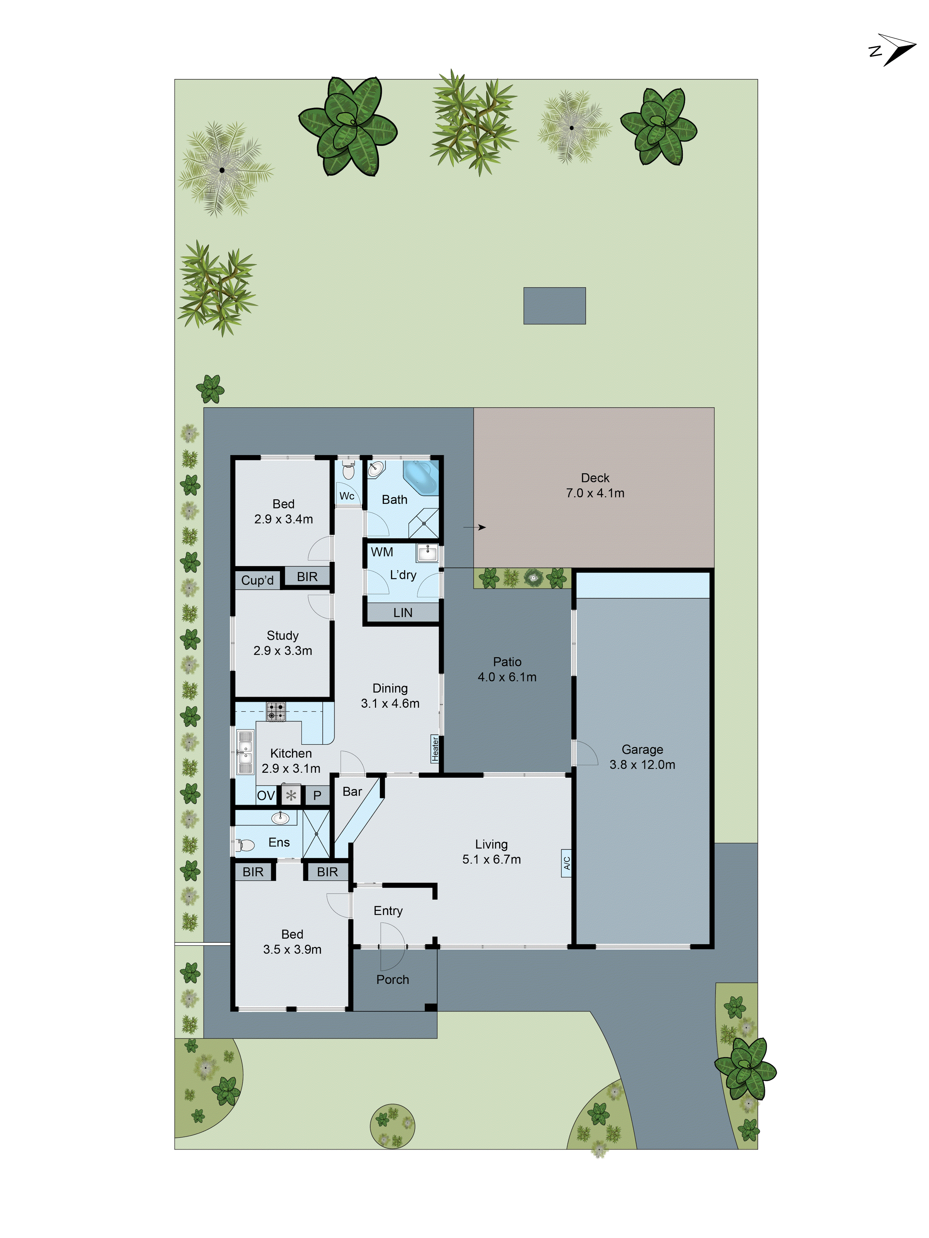 80 Moruya Drive, Grovedale VIC 3216 - Floorplan