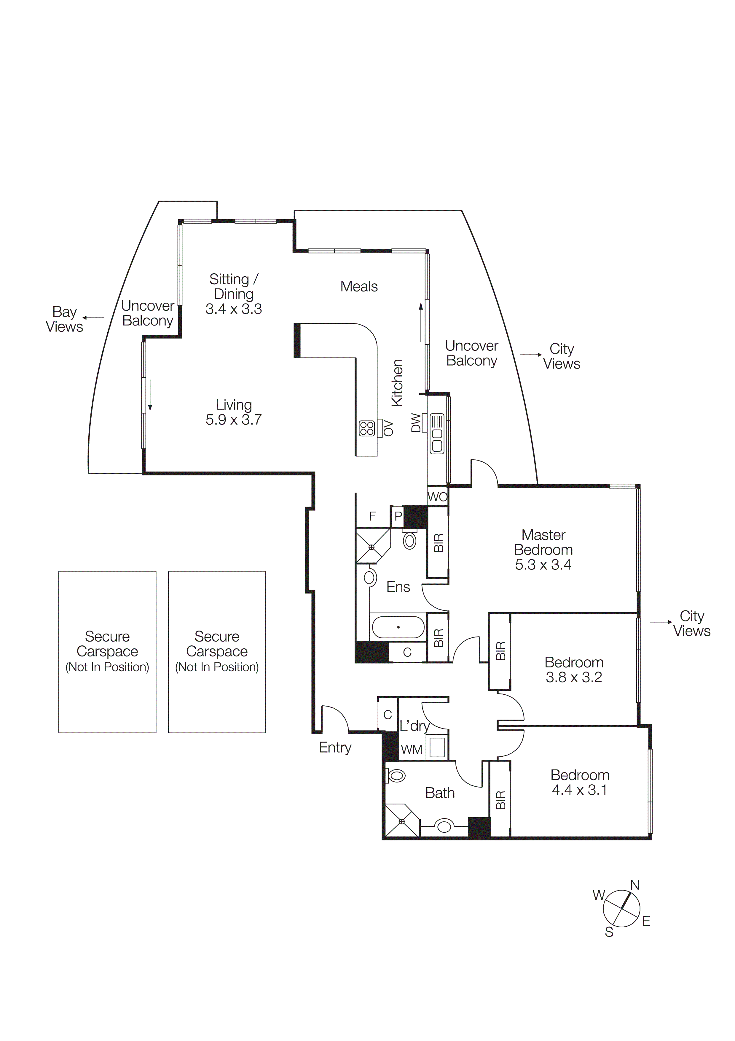 801/127 Beach Street, Port Melbourne VIC 3207 - Floorplan