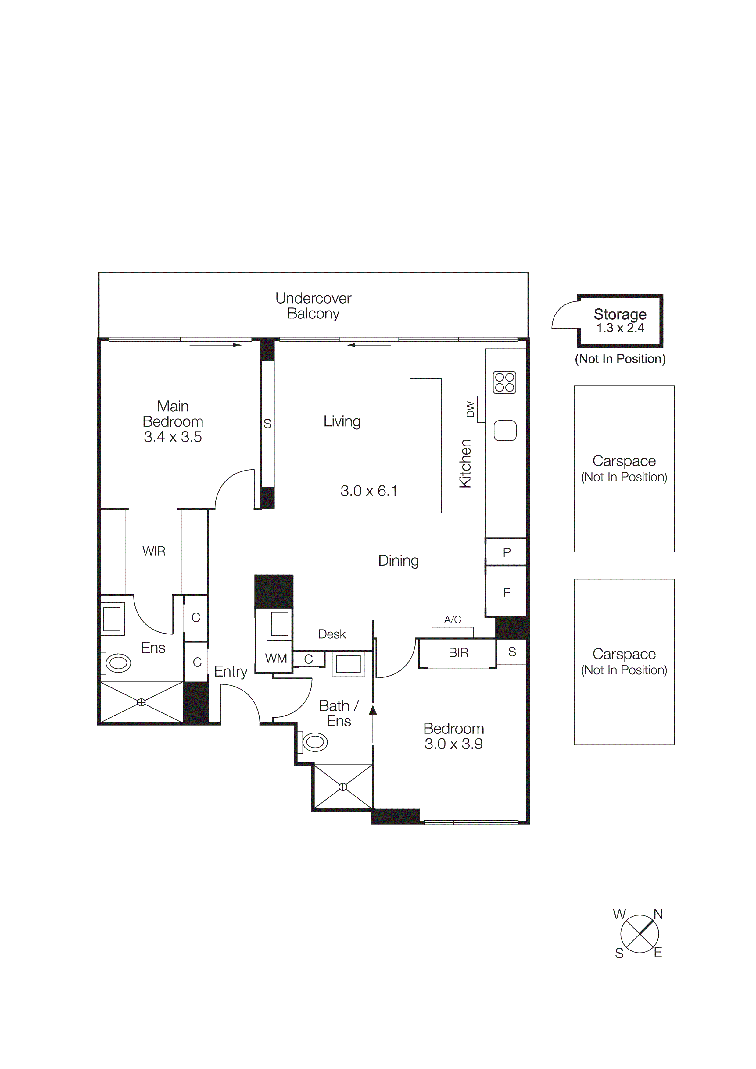 801/75 Palmerston Crescent, South Melbourne VIC 3205 - Floorplan