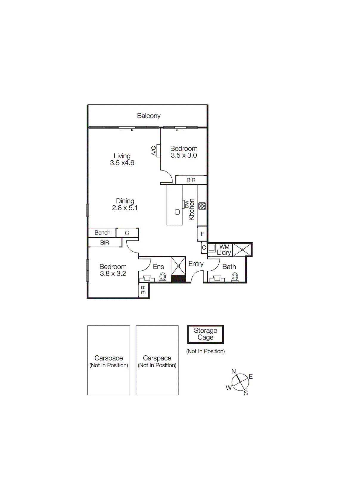 802/101 Bay Street, Port Melbourne VIC 3207 - Floorplan