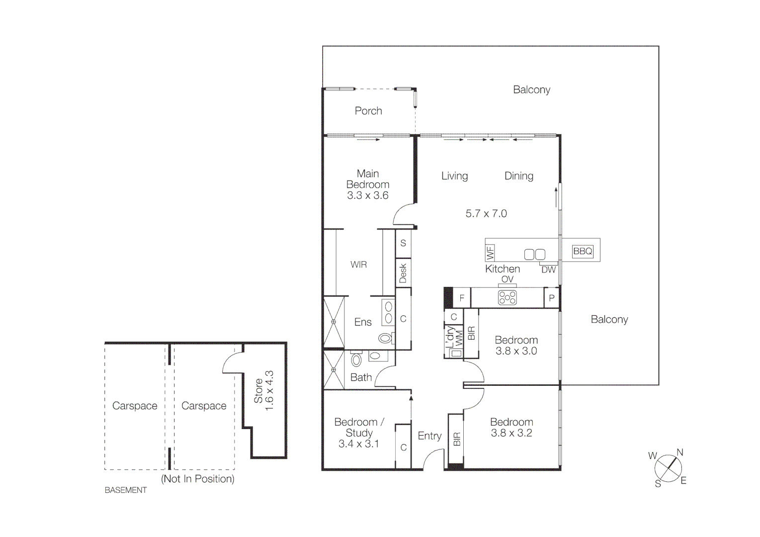 802/181 Fitzroy Street, St Kilda VIC 3182 - Floorplan