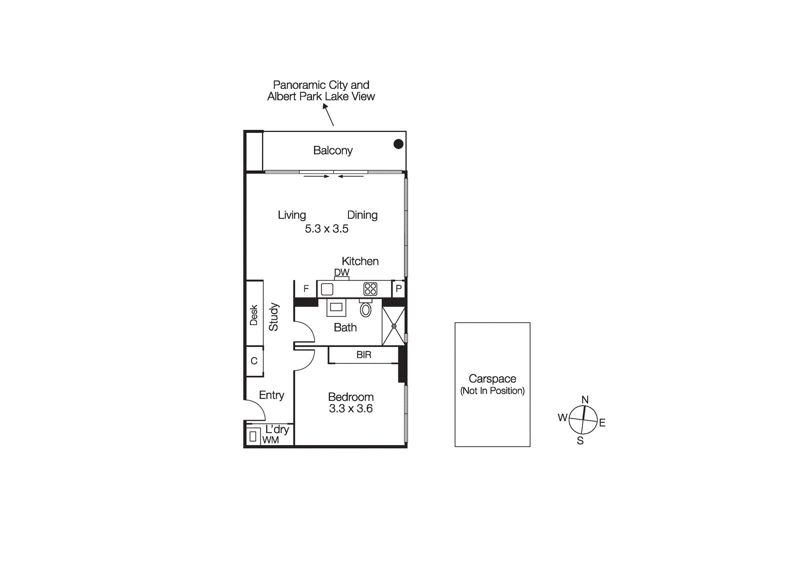 802/70 Queens Road, Melbourne VIC 3004 - Floorplan