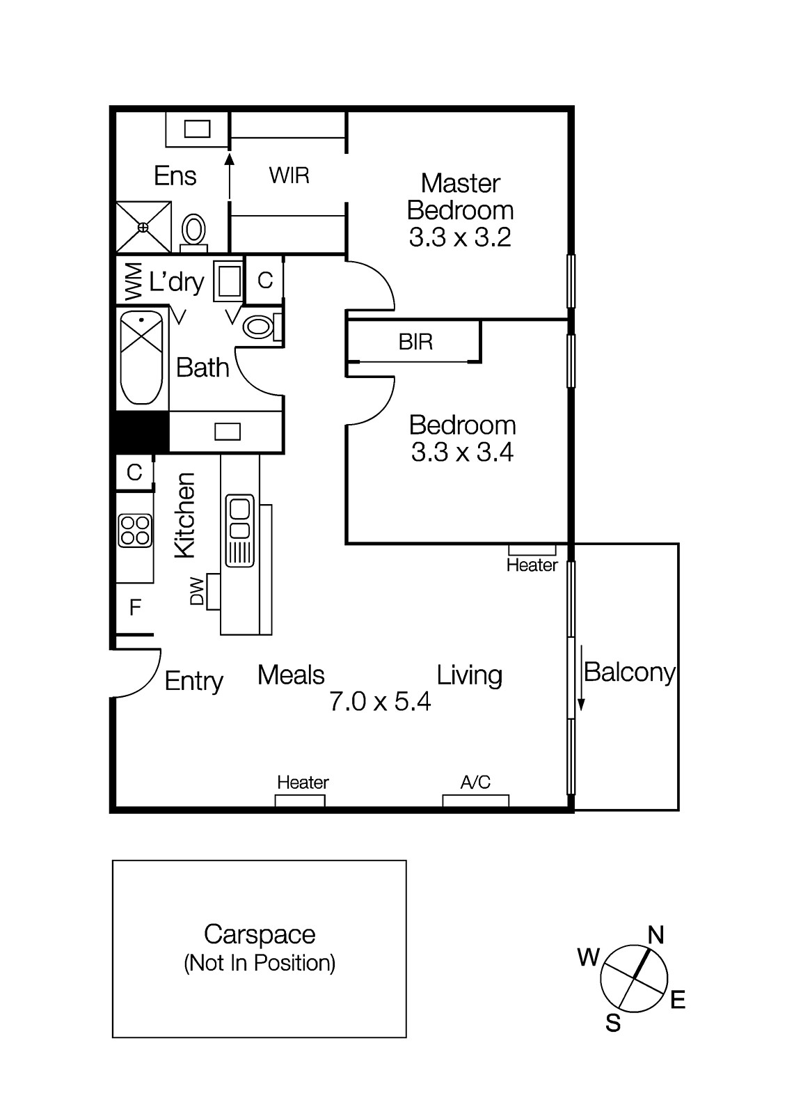 803G/93 Dow Street, Port Melbourne VIC 3207 - Floorplan
