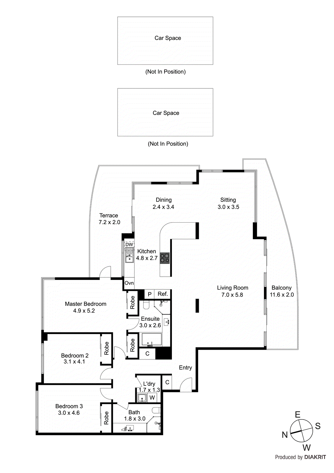 804/127 Beach Street, Port Melbourne VIC 3207 - Floorplan