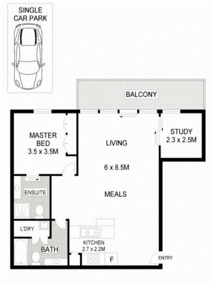 804G/93 Dow Street, PORT MELBOURNE VIC 3207 - Floorplan