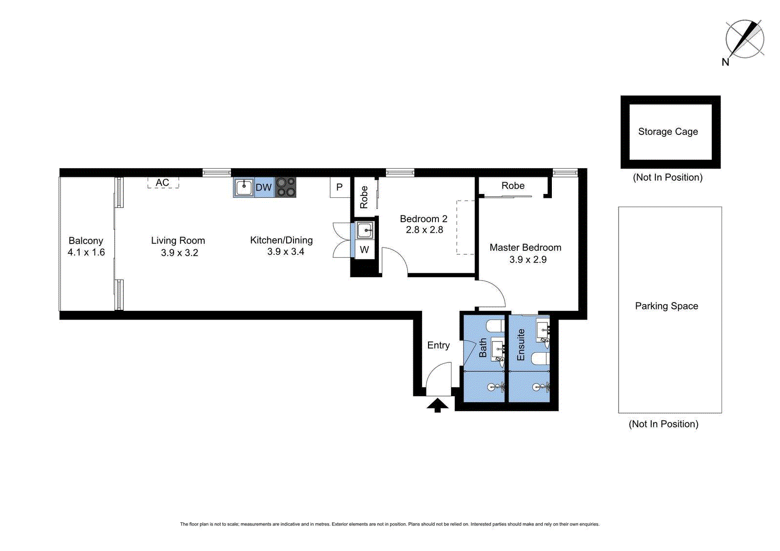 805/101 St Kilda Road, St Kilda VIC 3182 - Floorplan