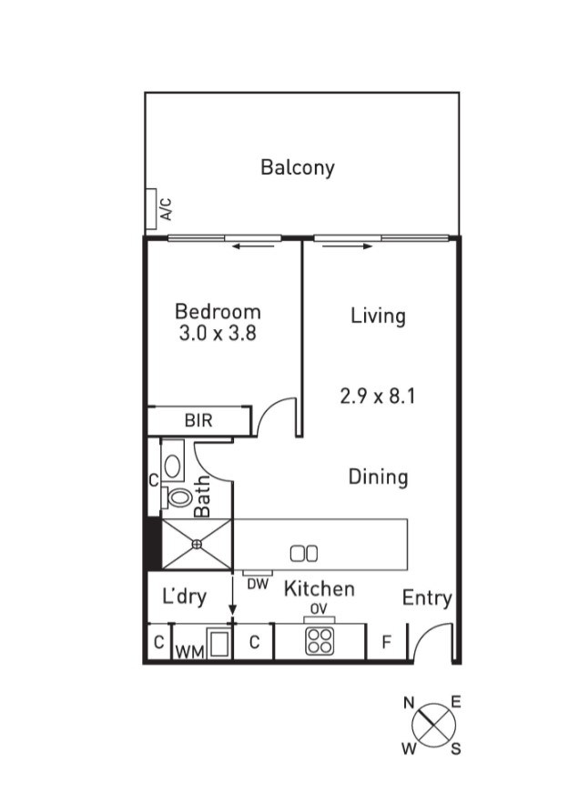 805/181 Fitzroy Street, ST KILDA VIC 3182 - Floorplan