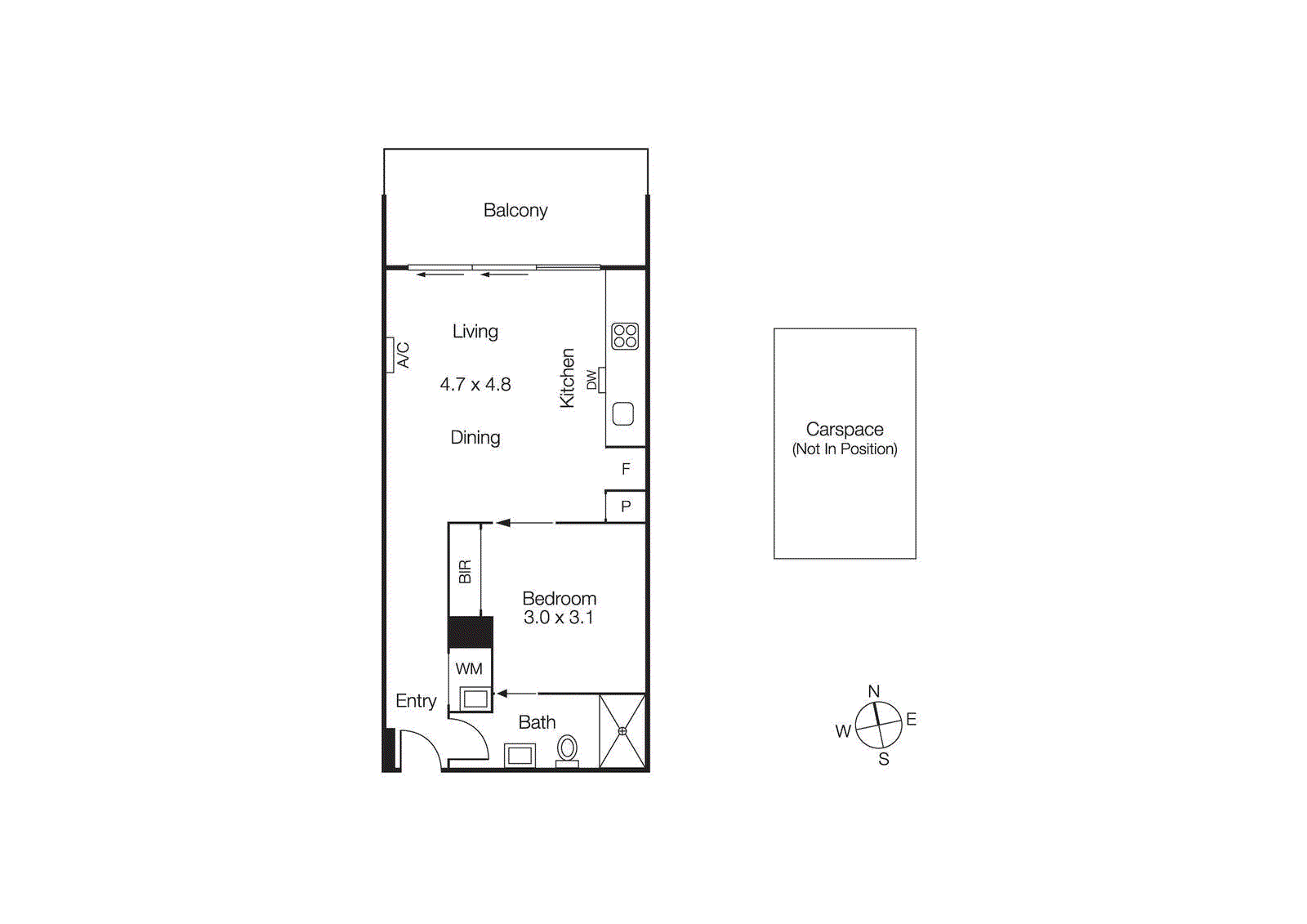 805/6 St Kilda Road, St Kilda VIC 3182 - Floorplan