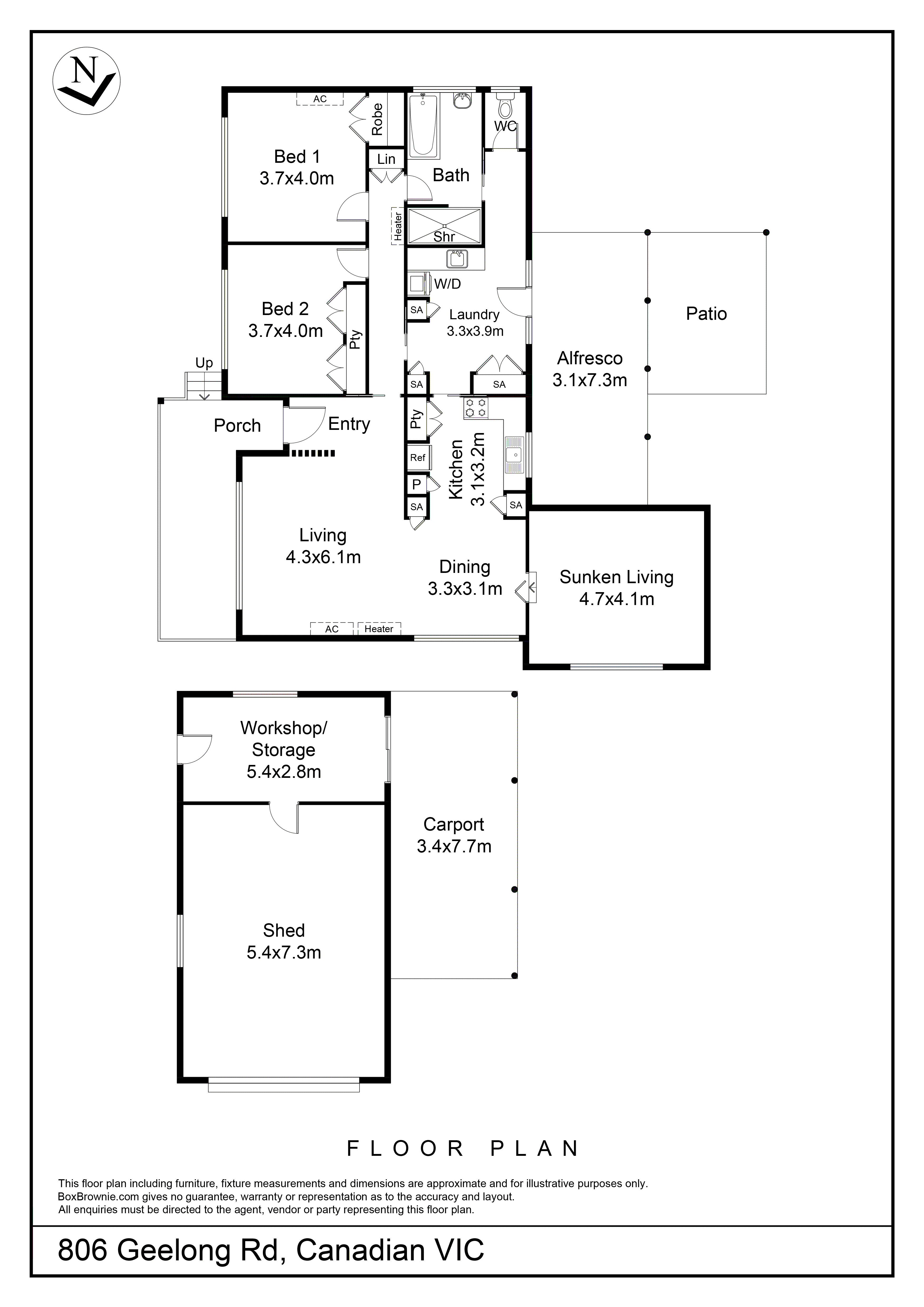 806 Geelong Road, Canadian VIC 3350 - Floorplan