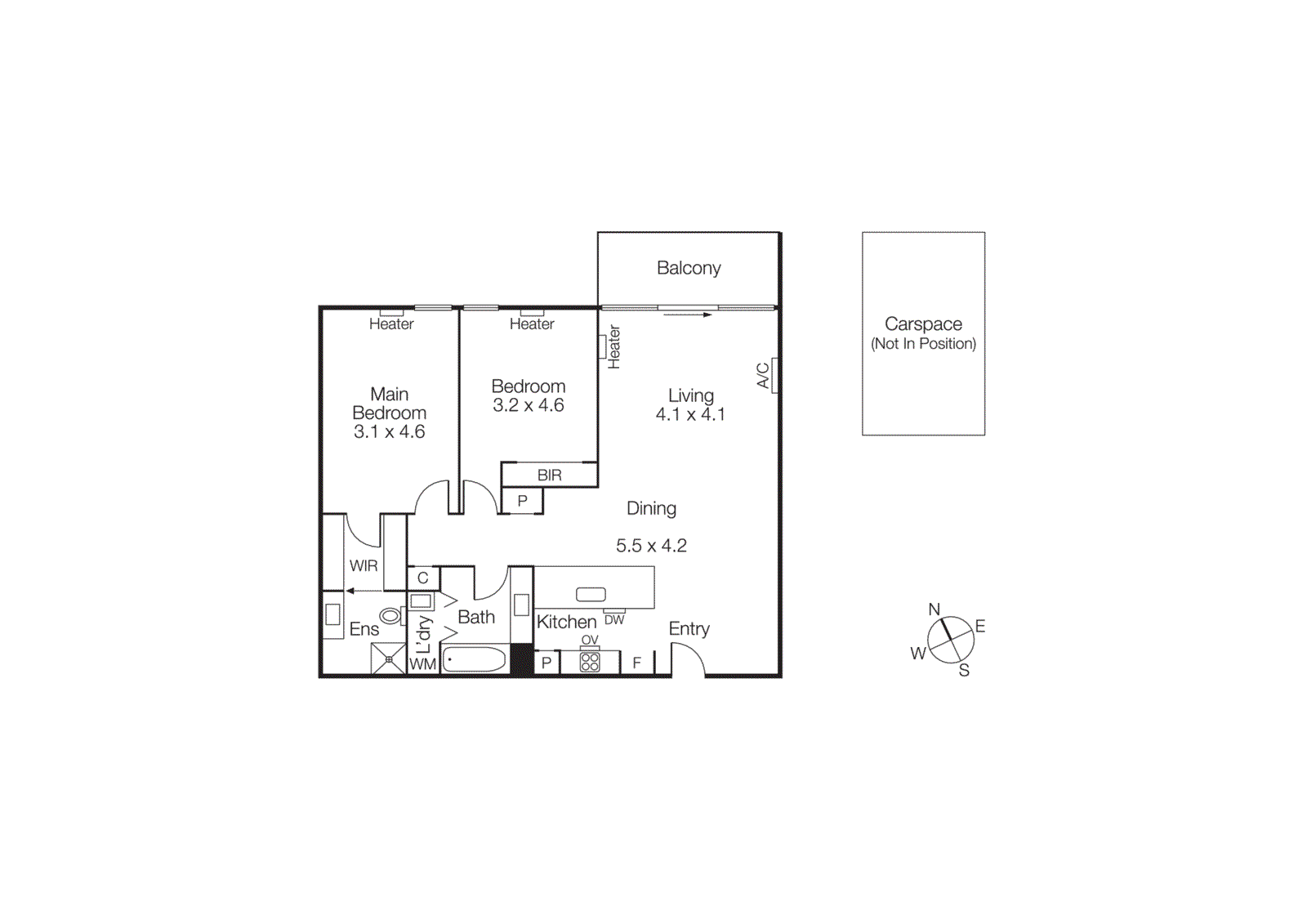 806G/93 Dow Street, Port Melbourne VIC 3207 - Floorplan