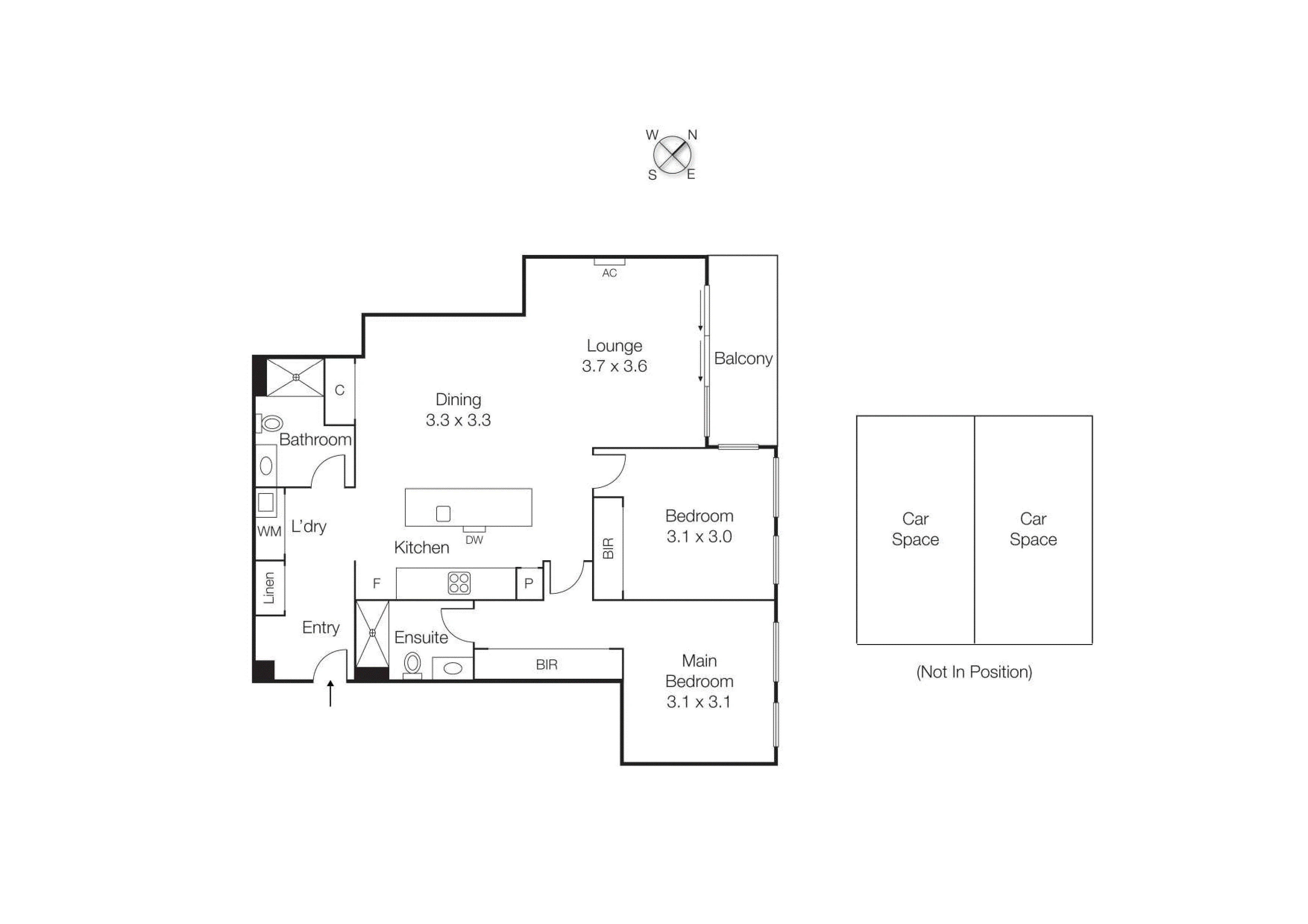 807/101 Bay Street, Port Melbourne VIC 3207 - Floorplan