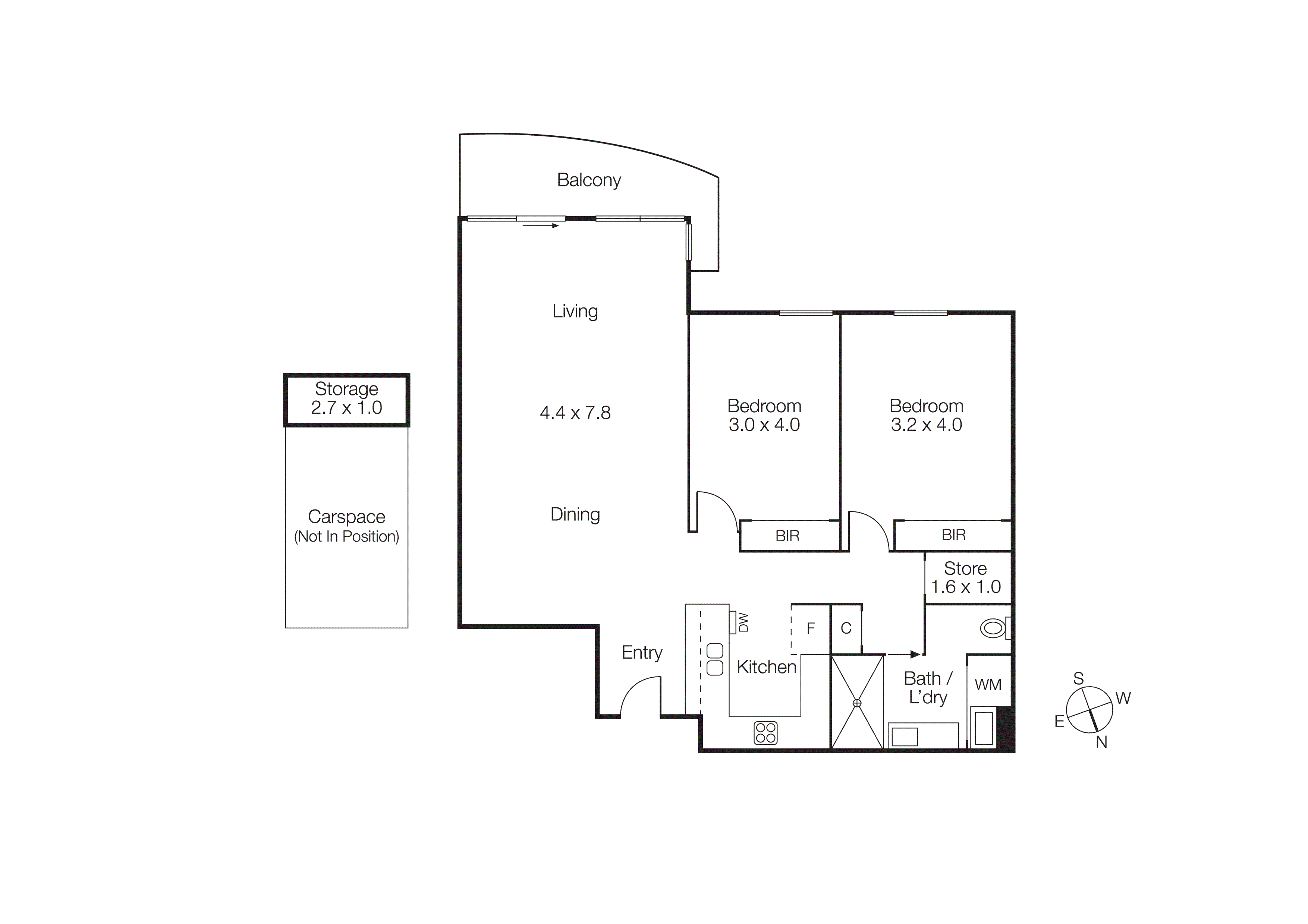 807/102 Wells Street, Southbank VIC 3006 - Floorplan