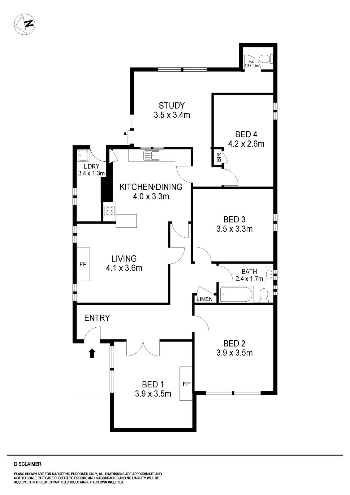 808 Doveton Street, Soldiers Hill VIC 3350 - Floorplan