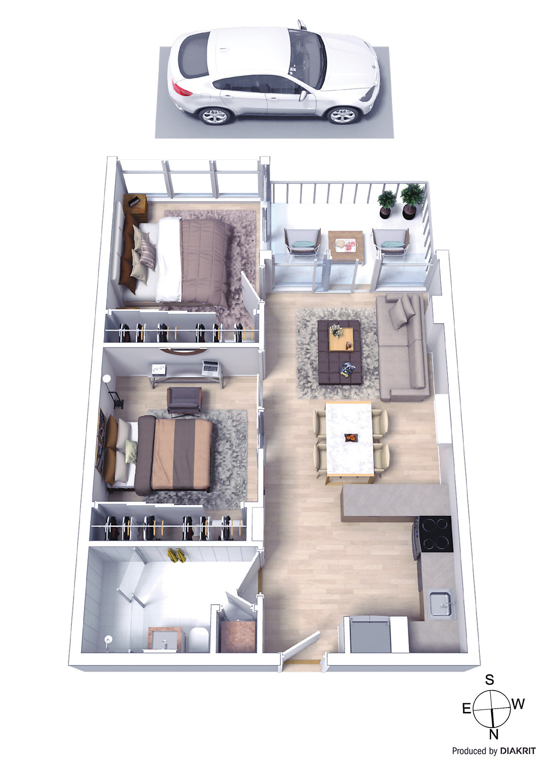 808/2-6 Railway Road, Cheltenham VIC 3192 - Floorplan