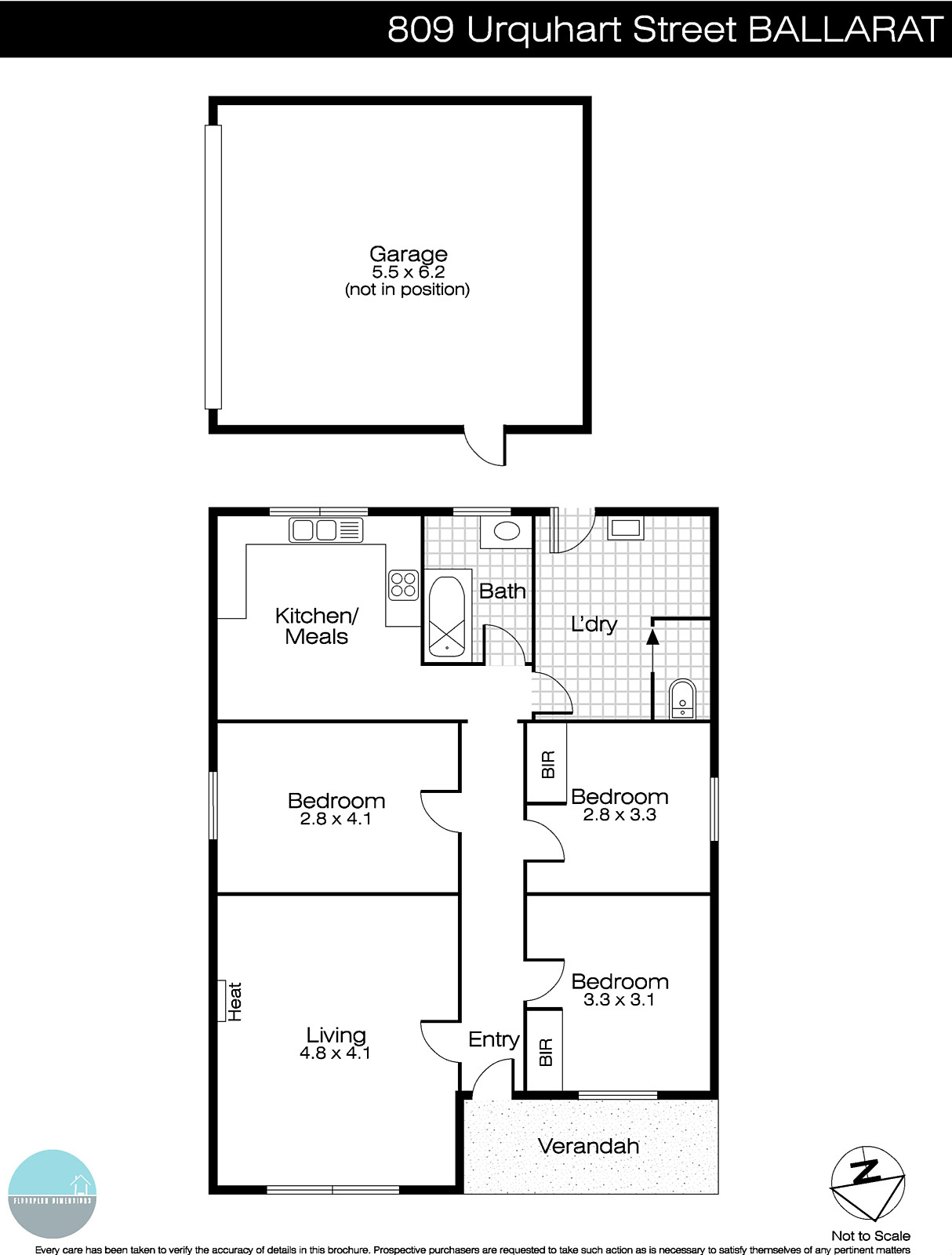 809 Urquhart Street, Ballarat Central VIC 3350 - Floorplan