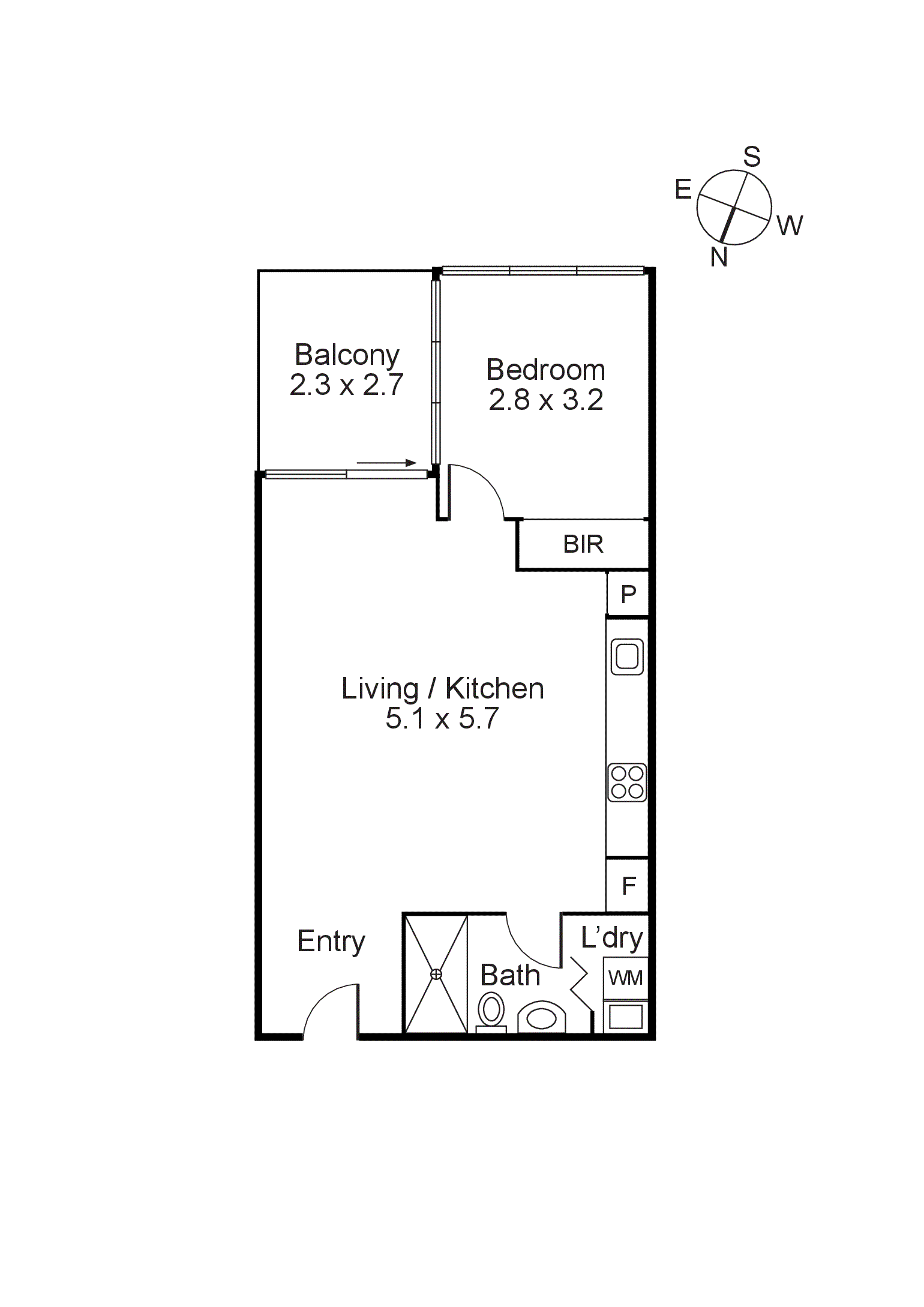 809/11 Shamrock Street, Abbotsford VIC 3067 - Floorplan