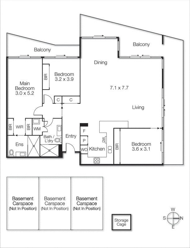 809/222 Bay Road, Sandringham VIC 3191 - Floorplan