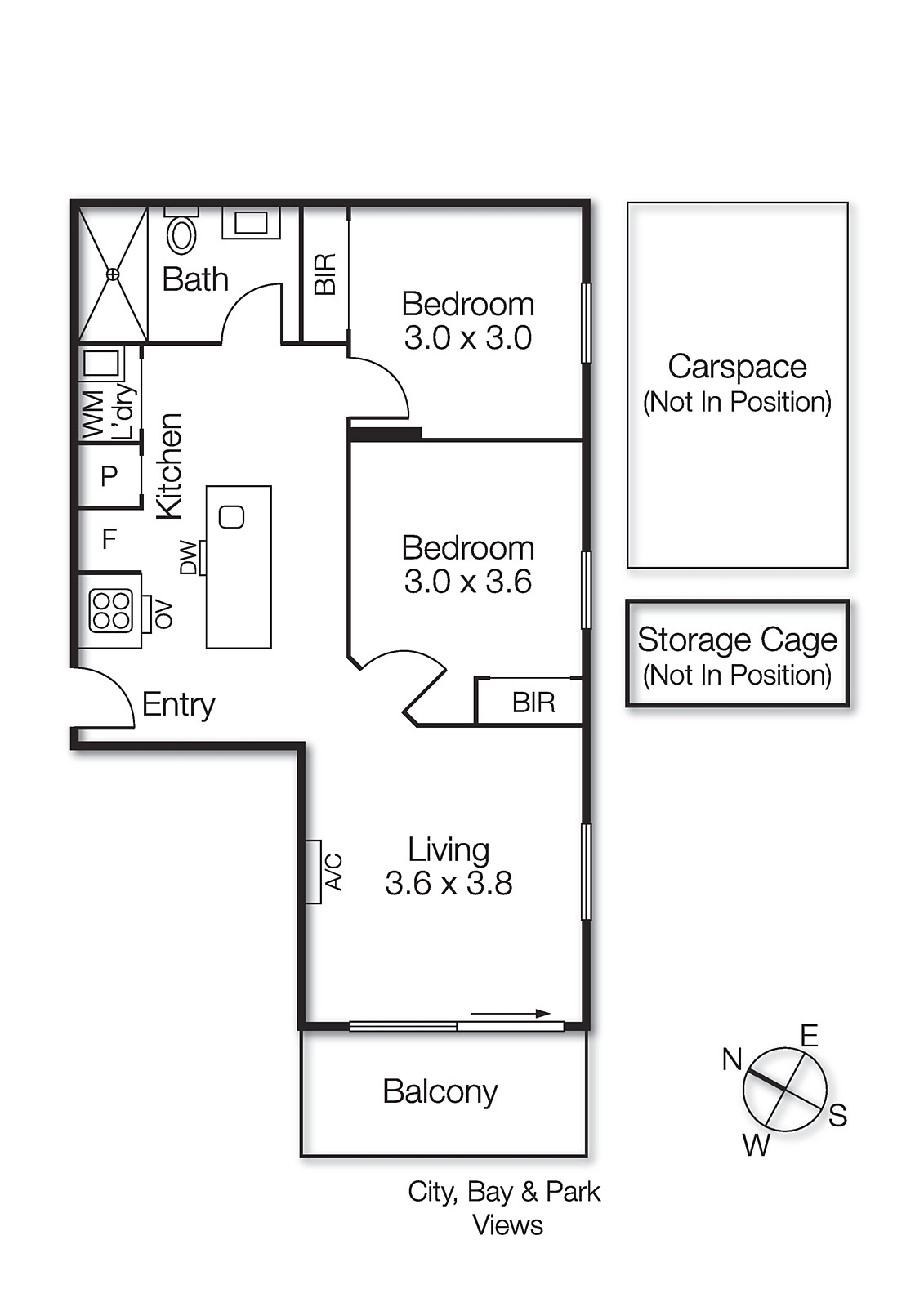 809/6 St Kilda Road, St Kilda VIC 3182 - Floorplan
