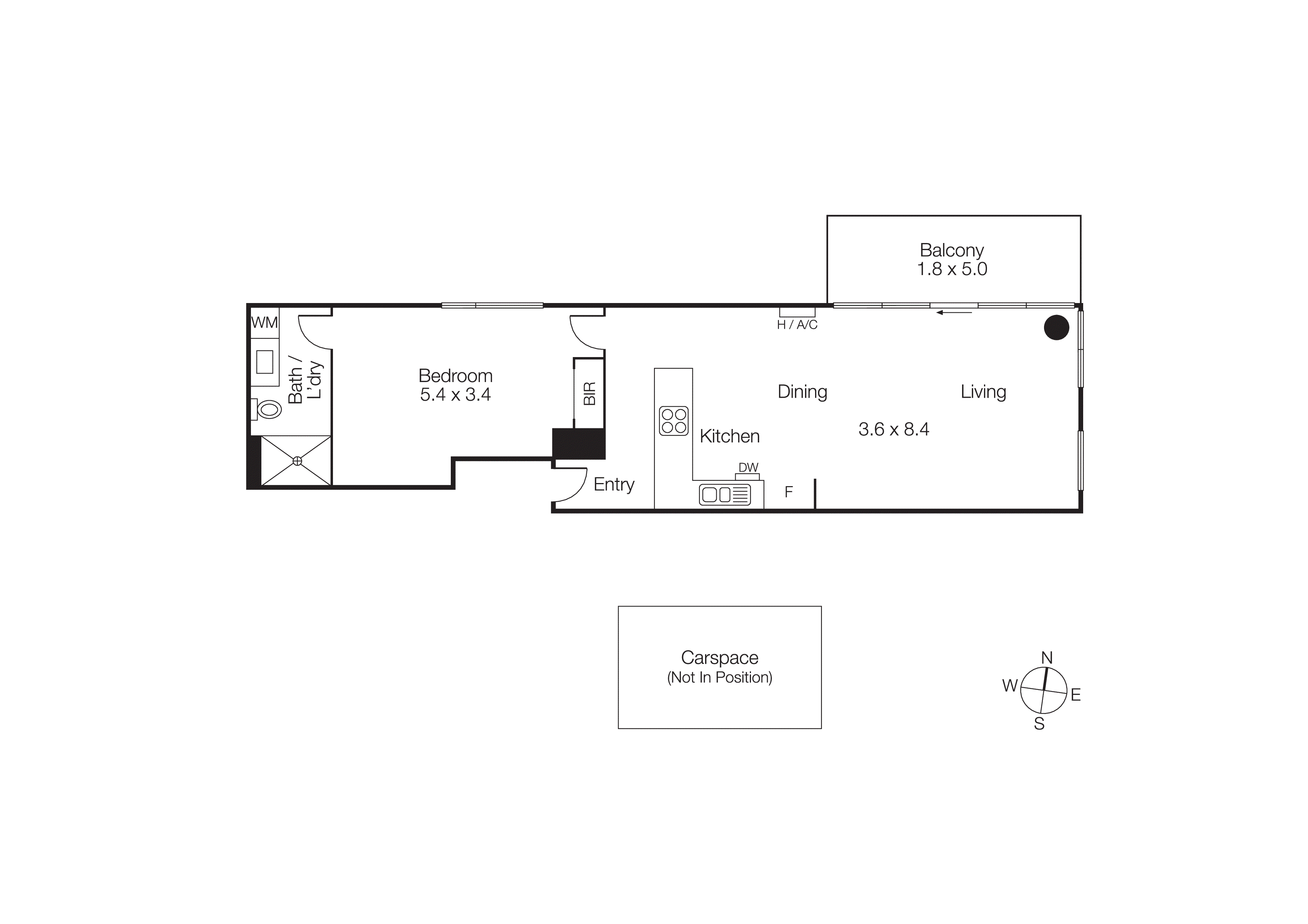 809/83 Queens Road, Melbourne VIC 3004 - Floorplan