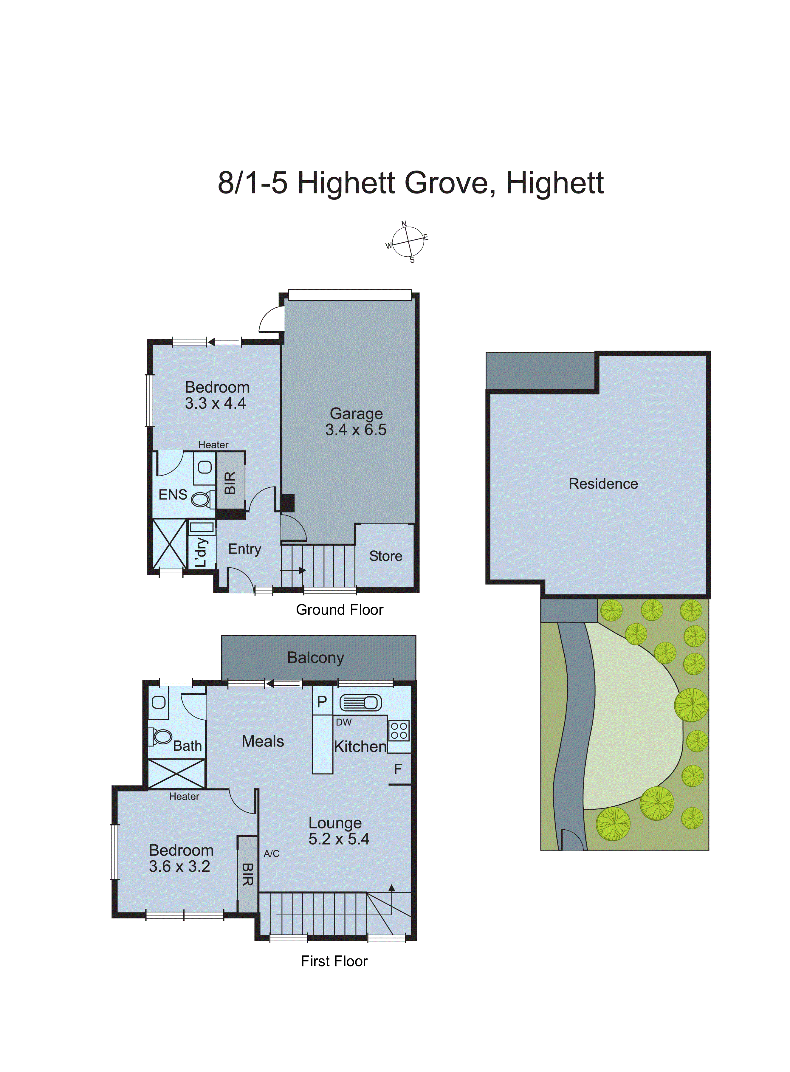 8/1-5 Highett Grove, Highett VIC 3190 - Floorplan