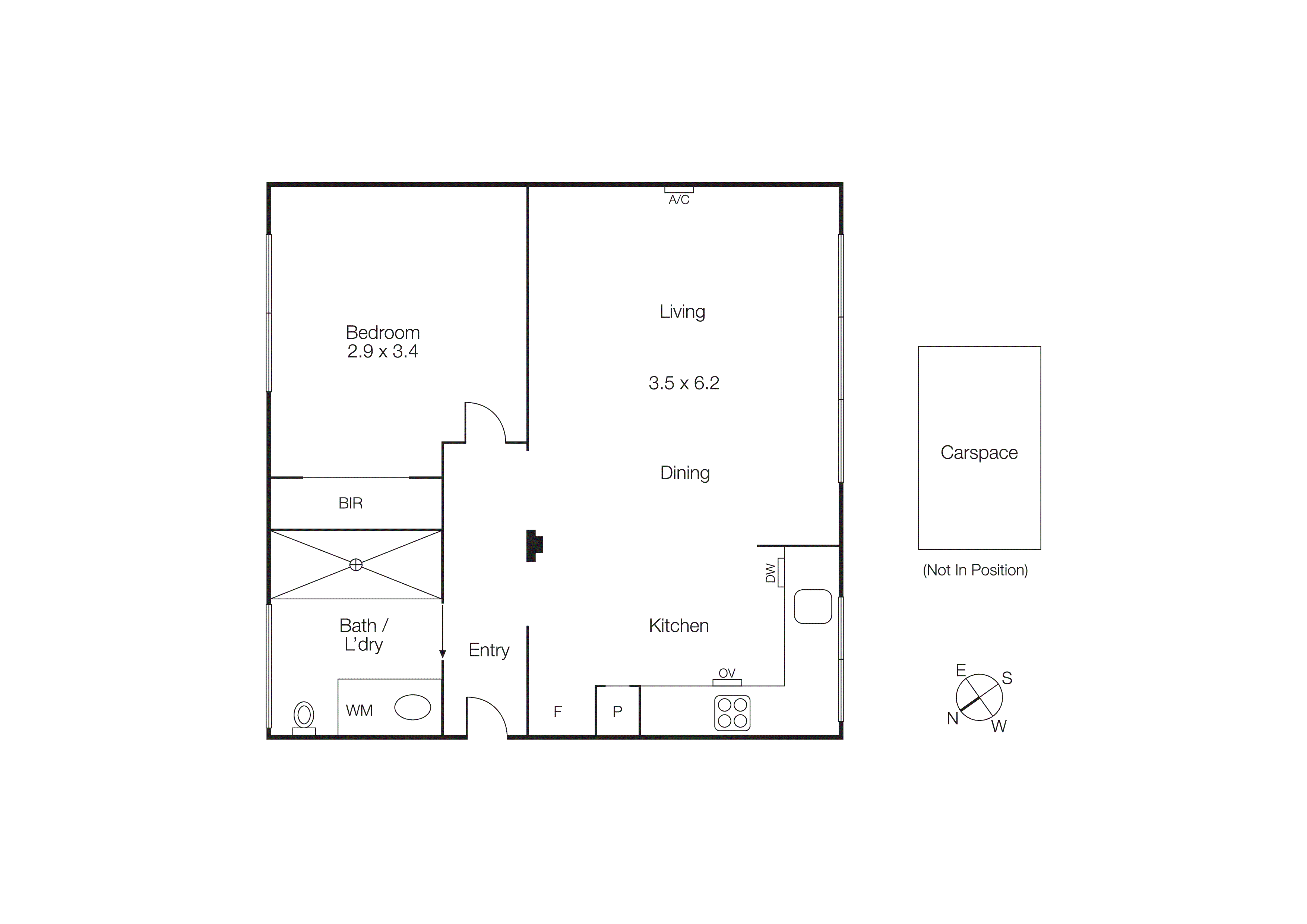 8/1 Dalgety Street, St Kilda VIC 3182 - Floorplan