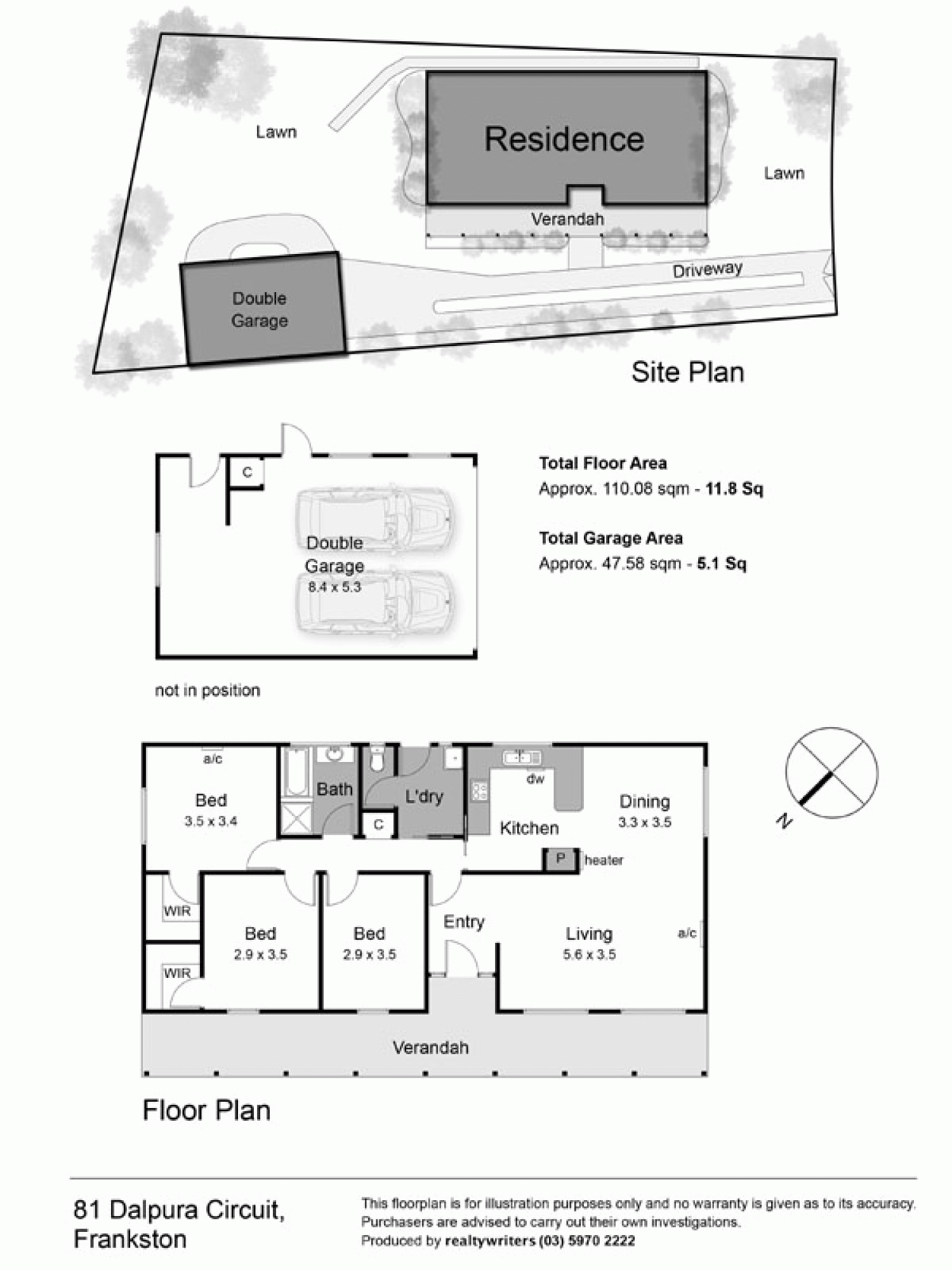 81 Dalpura Circuit, FRANKSTON VIC 3199 - Floorplan