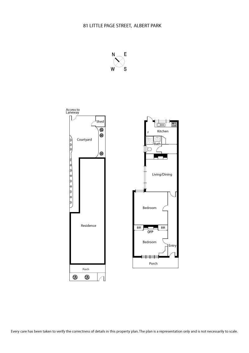 81 Little Page Street, ALBERT PARK VIC 3206 - Floorplan