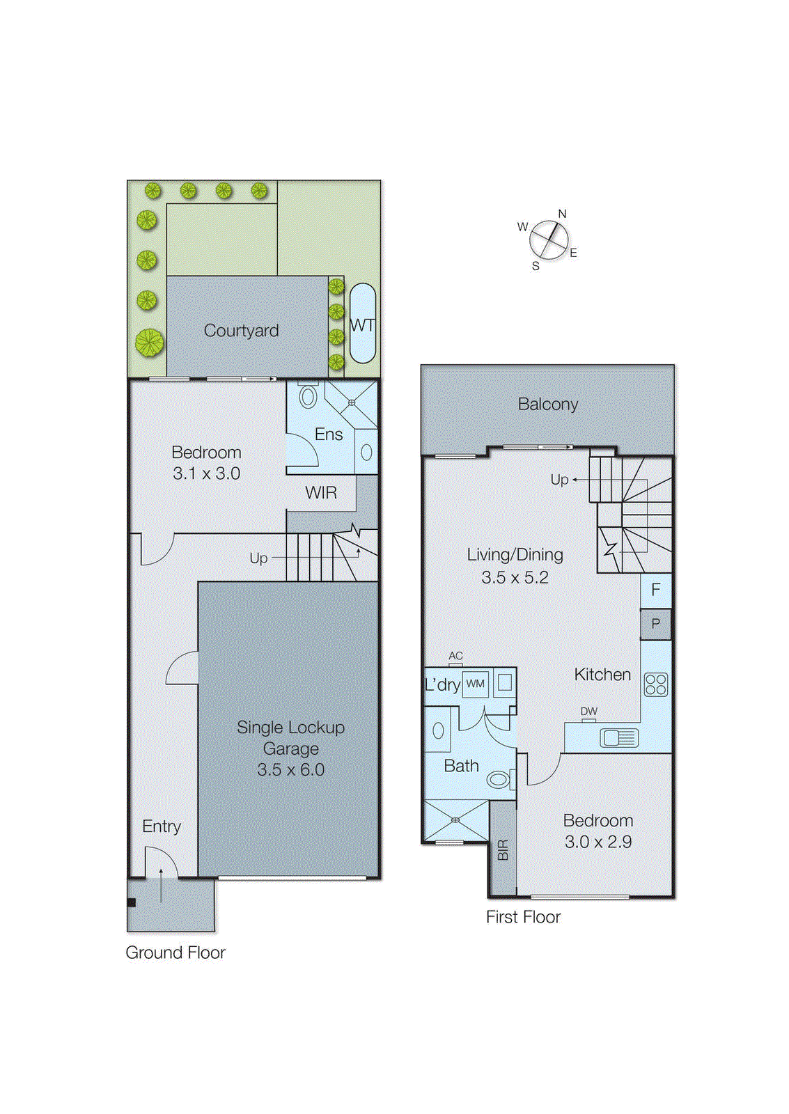8/1 Valetta Street, Carrum VIC 3197 - Floorplan