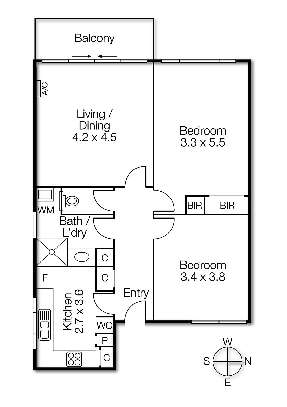 8/10 Maryville Street, Ripponlea VIC 3185 - Floorplan