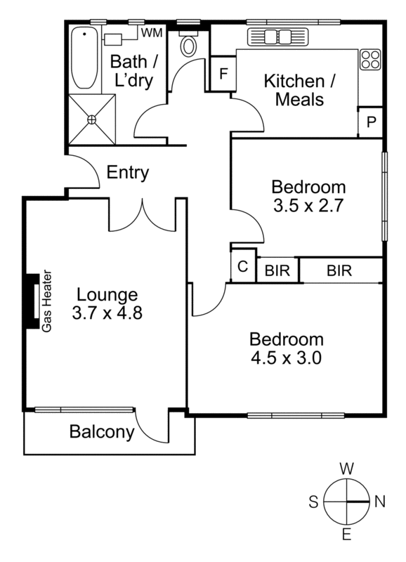 8/117 Westbury Street, St Kilda East VIC 3183 - Floorplan